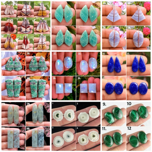 cabochon pairs