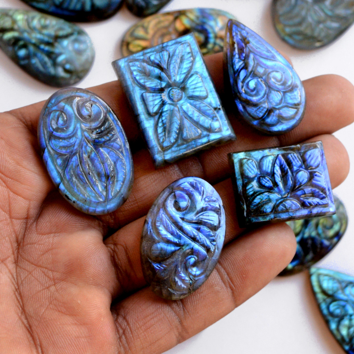 Labradorite Carving