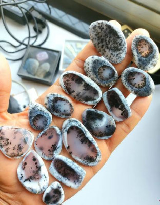 DENDRITE AGTE CABOCHONS
