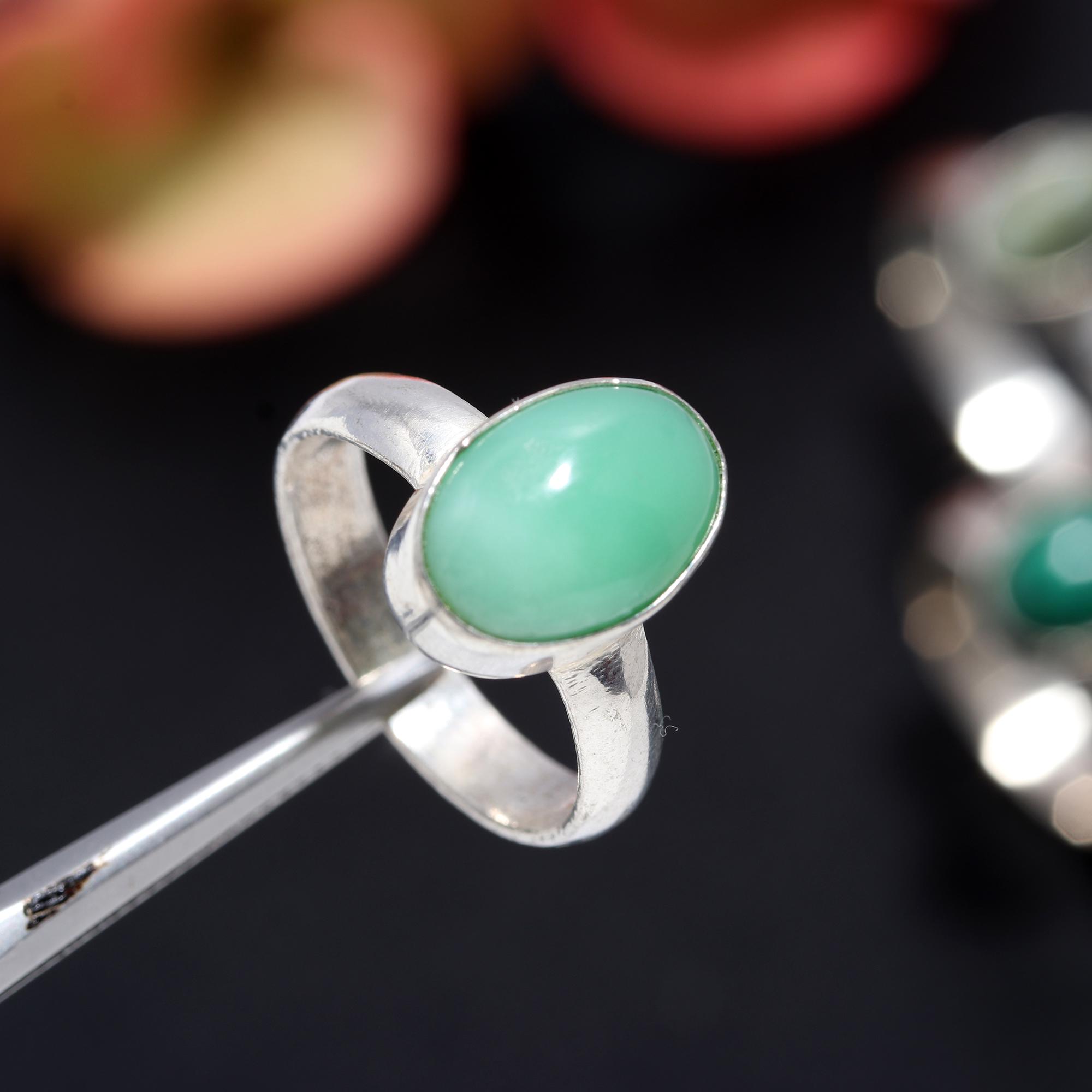 925 Sterling Silver Multi Gemstone Fashion Jewelry Adjustable Ring 6Pcs 121Cts 15x11 10x8mm1043
