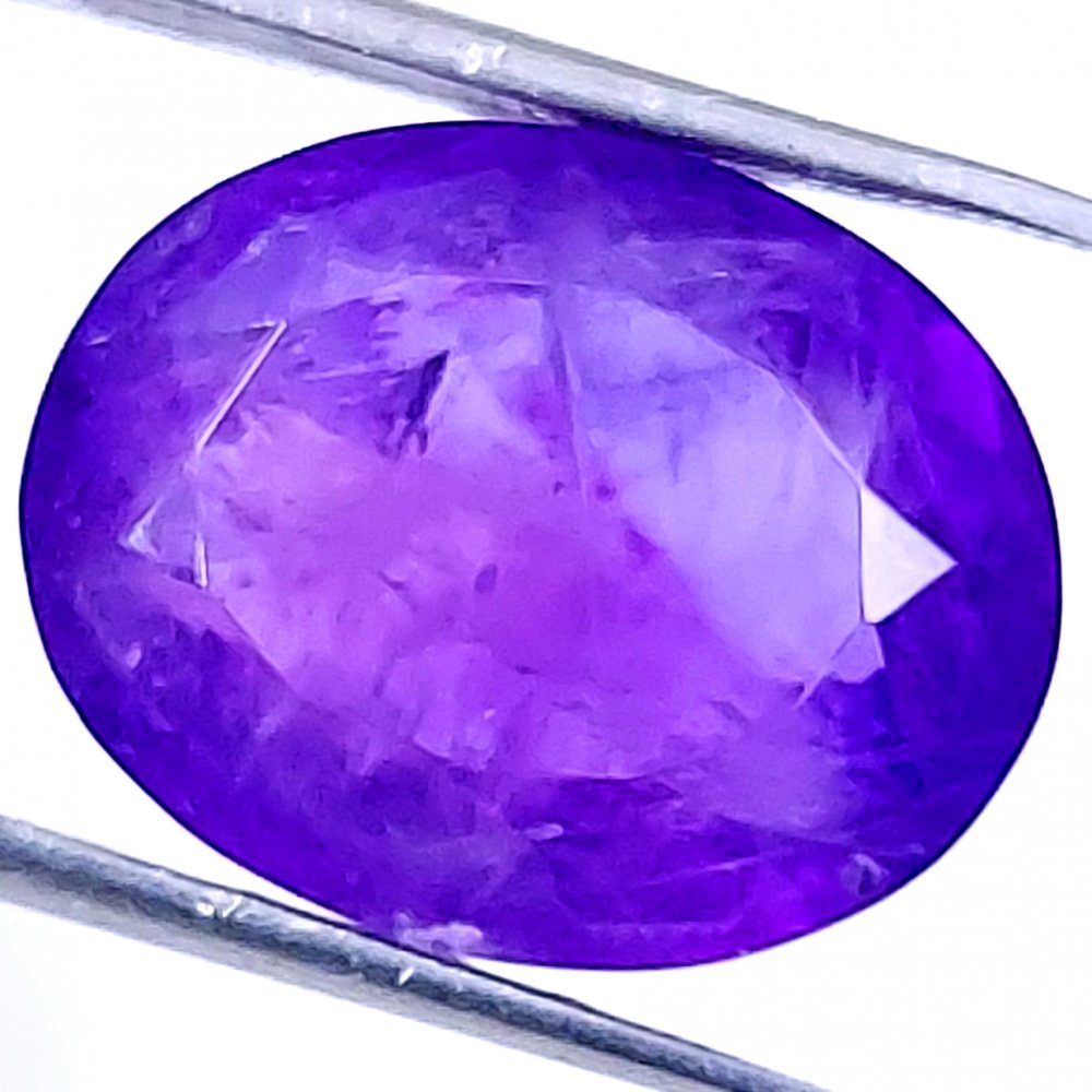 1Pcs 15Cts Natural Purple Amethyst Faceted Cabochon Gemstone Lot Mixed Shapes And Sizes For Jewelry Making  18x14mm#10540
