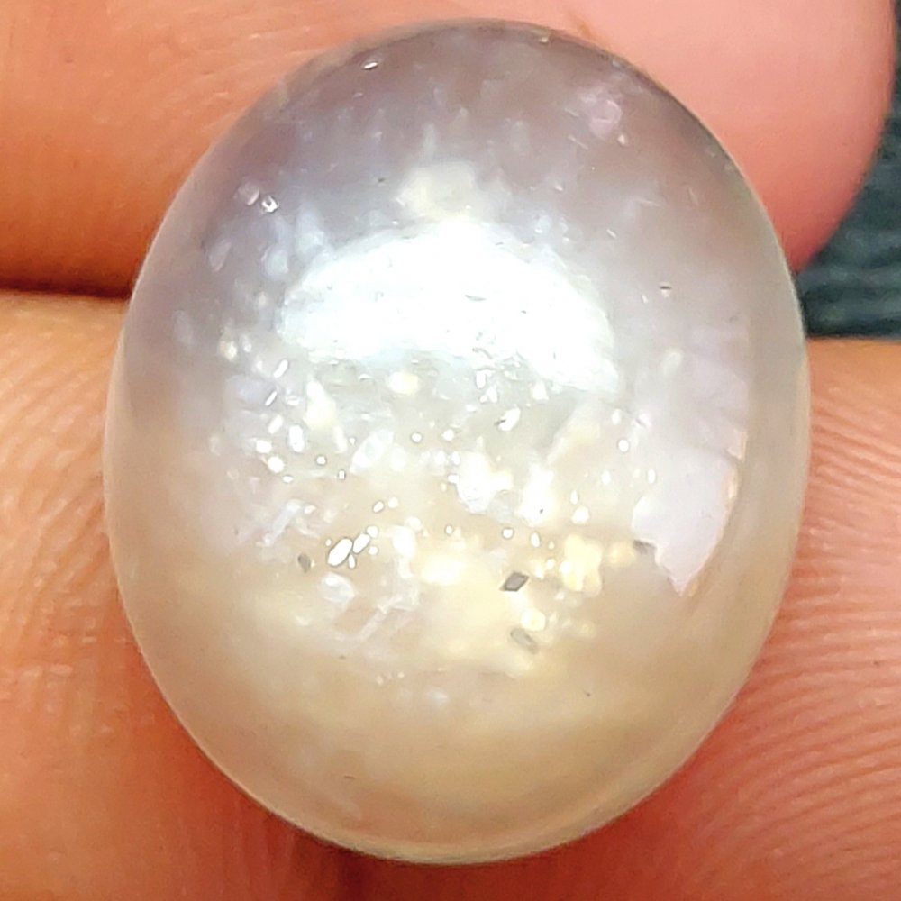1Pcs 22Cts Natural White Moonstone Cabochon Loose Gemstone Mix Shapes and Size Moonstone Jewelry Making Crystal Lot 20x16mm #10725
