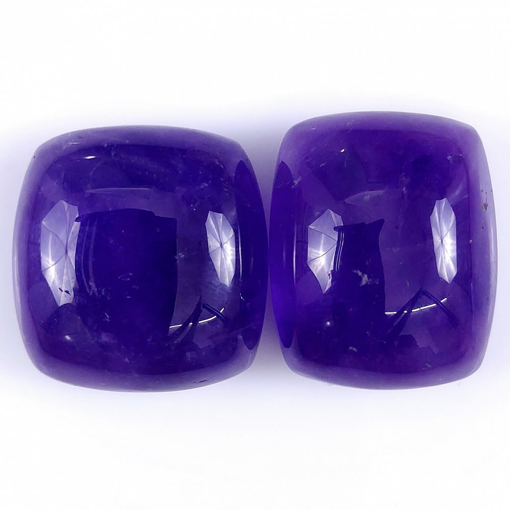 2Pcs 103Cts. Natural Purple Amethyst Cabochon Mix Shape Loose Gemstone  Jewelry Making#116