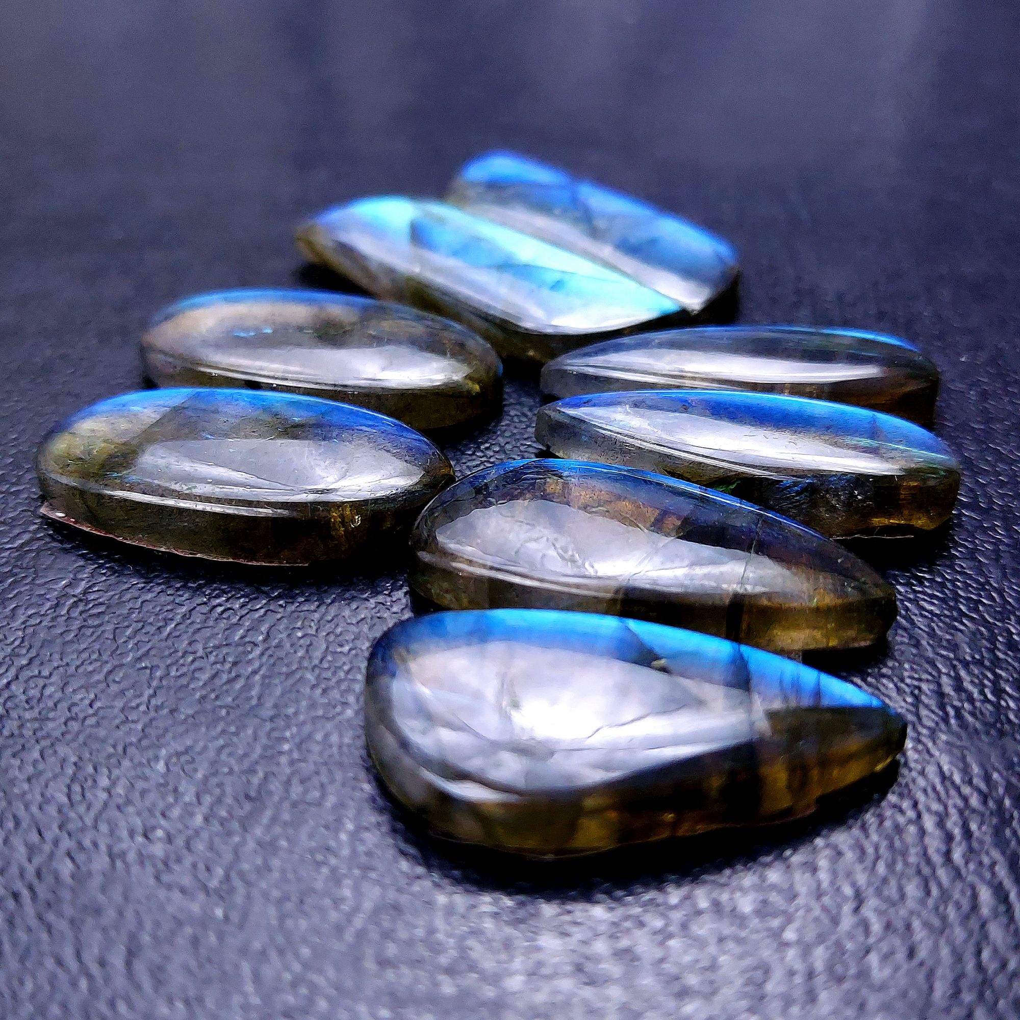 4 Pair 116 Cts Labradorite pairs Labradorite Cabochon Loose Gemstone Labradorite pair for Earring For Woman Earrings Mix Shapes Dangle Drop Earrings 30x11 26x10mm R-13110