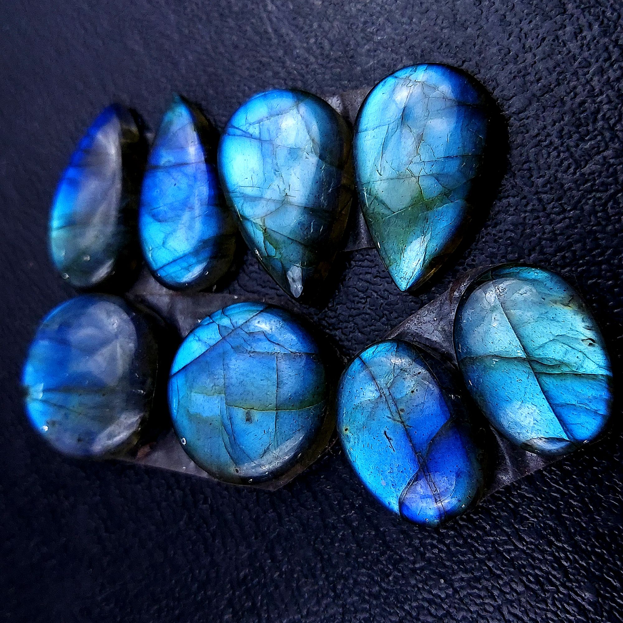 4 Pair 78 Cts Labradorite pairs Labradorite Cabochon Loose Gemstone Labradorite pair for Earring For Woman Earrings Mix Shapes Dangle Drop Earrings 20x13 19x9mm R-13126