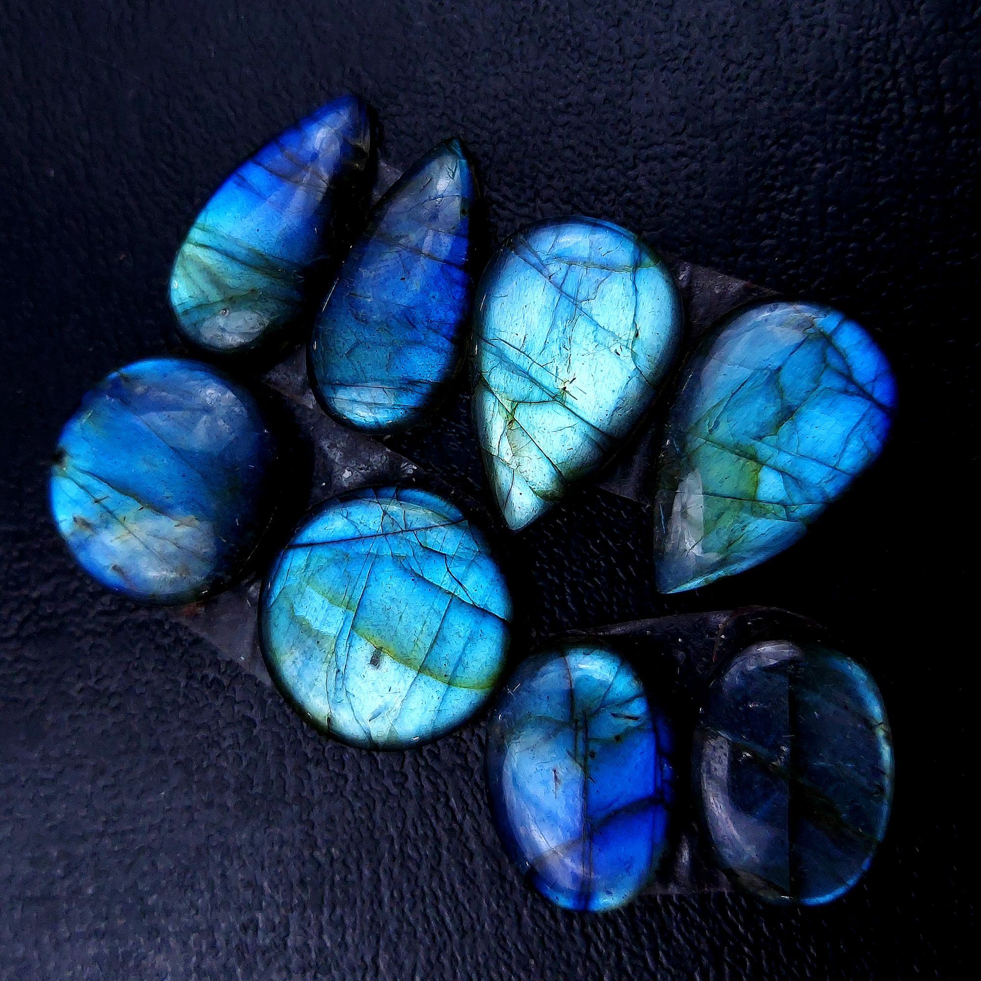 4 Pair 78 Cts Labradorite pairs Labradorite Cabochon Loose Gemstone Labradorite pair for Earring For Woman Earrings Mix Shapes Dangle Drop Earrings 20x13 19x9mm R-13126