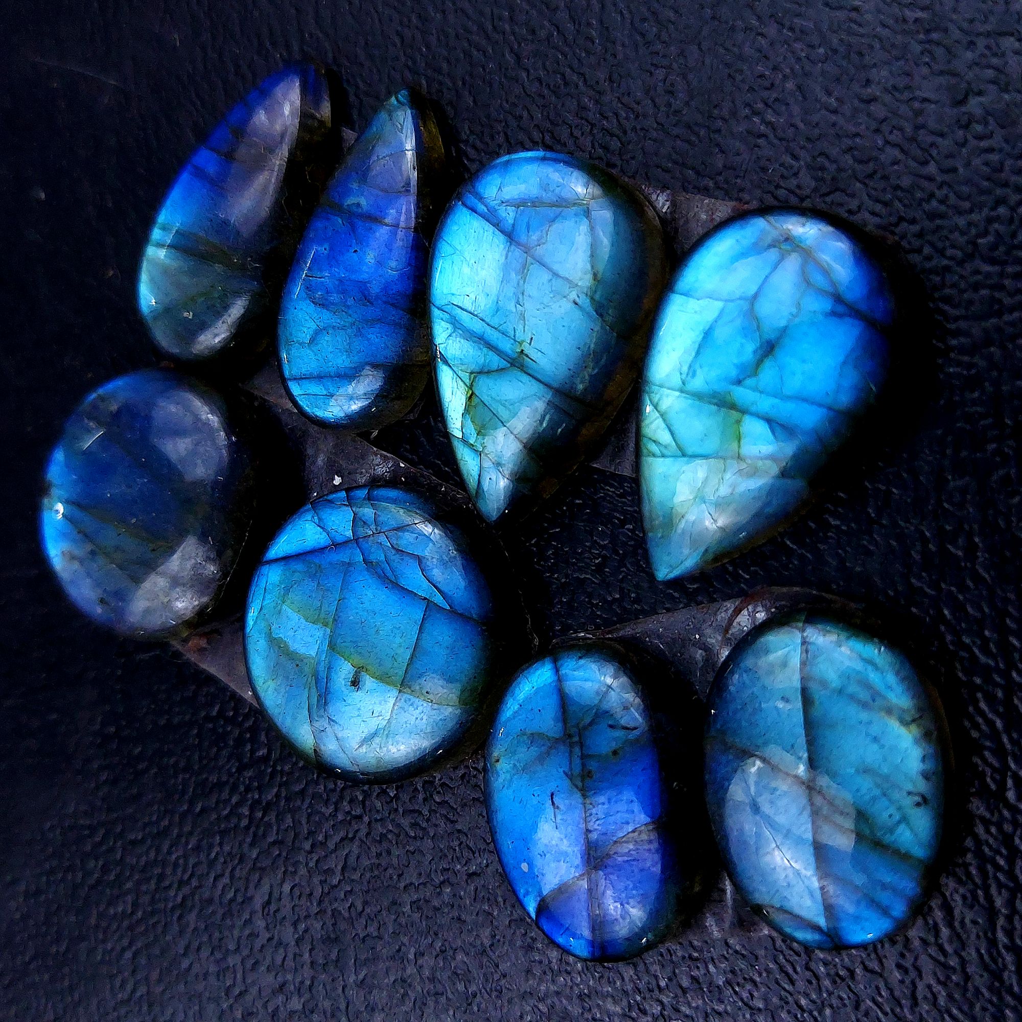 4 Pair 78 Cts Labradorite pairs Labradorite Cabochon Loose Gemstone Labradorite pair for Earring For Woman Earrings Mix Shapes Dangle Drop Earrings 20x13 19x9mm R-13126