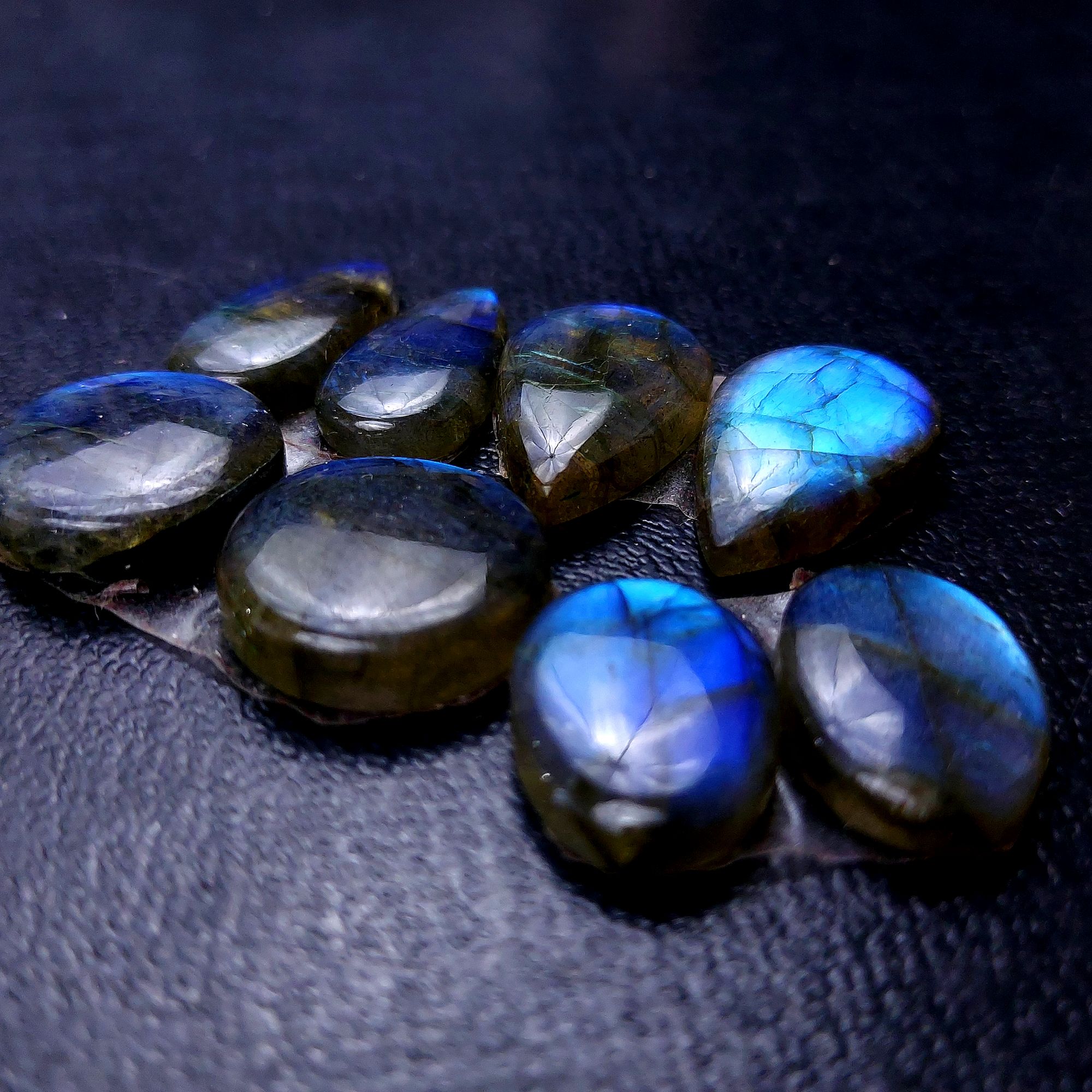4 Pair 78 Cts Labradorite pairs Labradorite Cabochon Loose Gemstone Labradorite pair for Earring For Woman Earrings Mix Shapes Dangle Drop Earrings 20x13 19x9mm R-13126