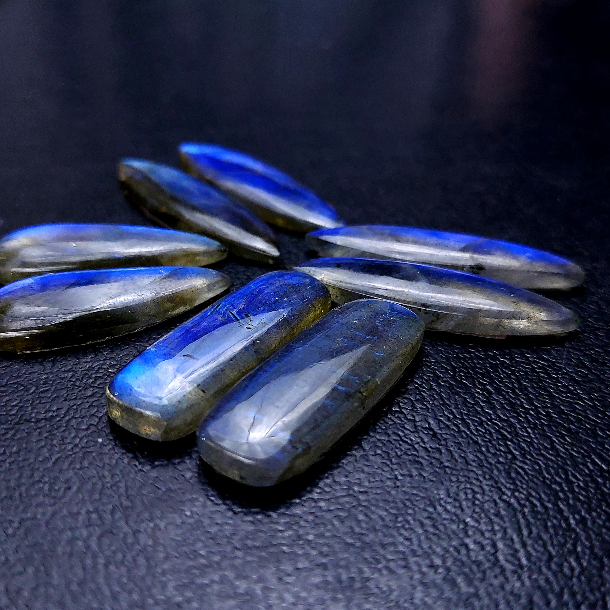 4 Pair 78 Cts Labradorite pairs Labradorite Cabochon Loose Gemstone Labradorite pair for Earring For Woman Earrings Mix Shapes Dangle Drop Earrings 36x9 28x9mm R-13134