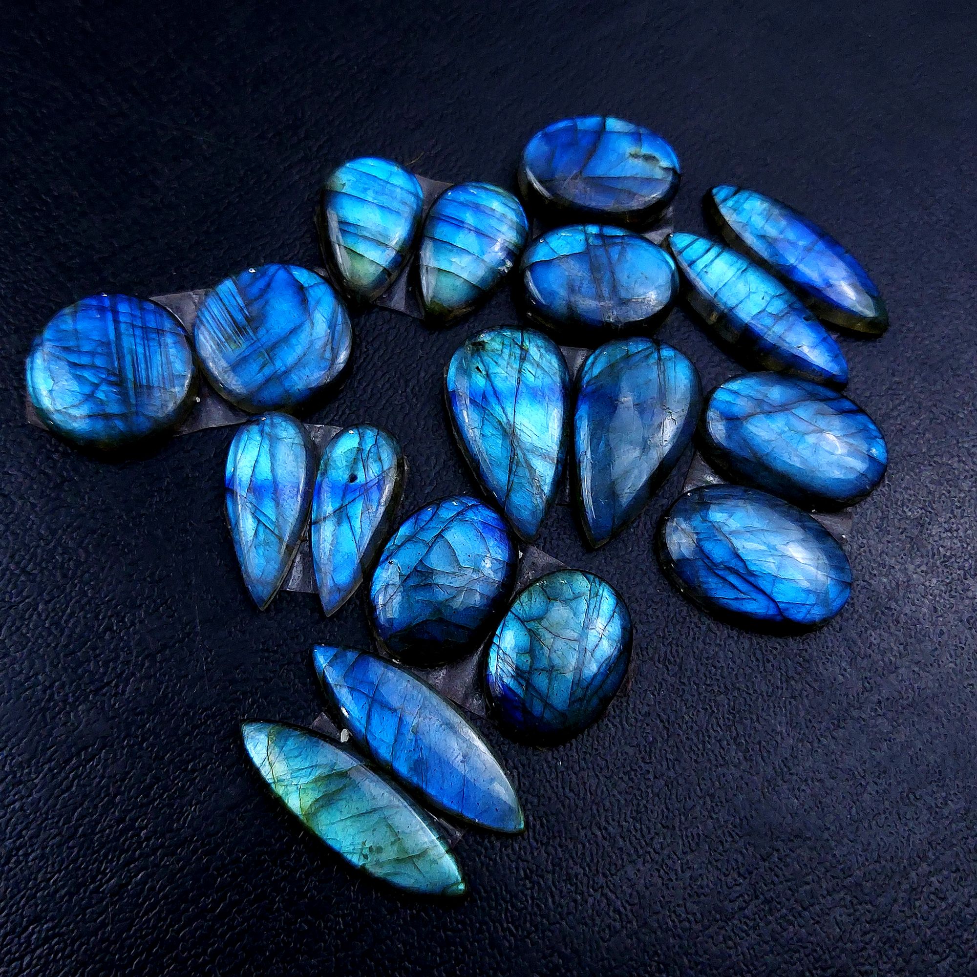 9 Pair 156 Cts Labradorite pairs Labradorite Cabochon Loose Gemstone Labradorite pair for Earring For Woman Earrings Mix Shapes Dangle Drop Earrings 23x14 17x10mm R-13135