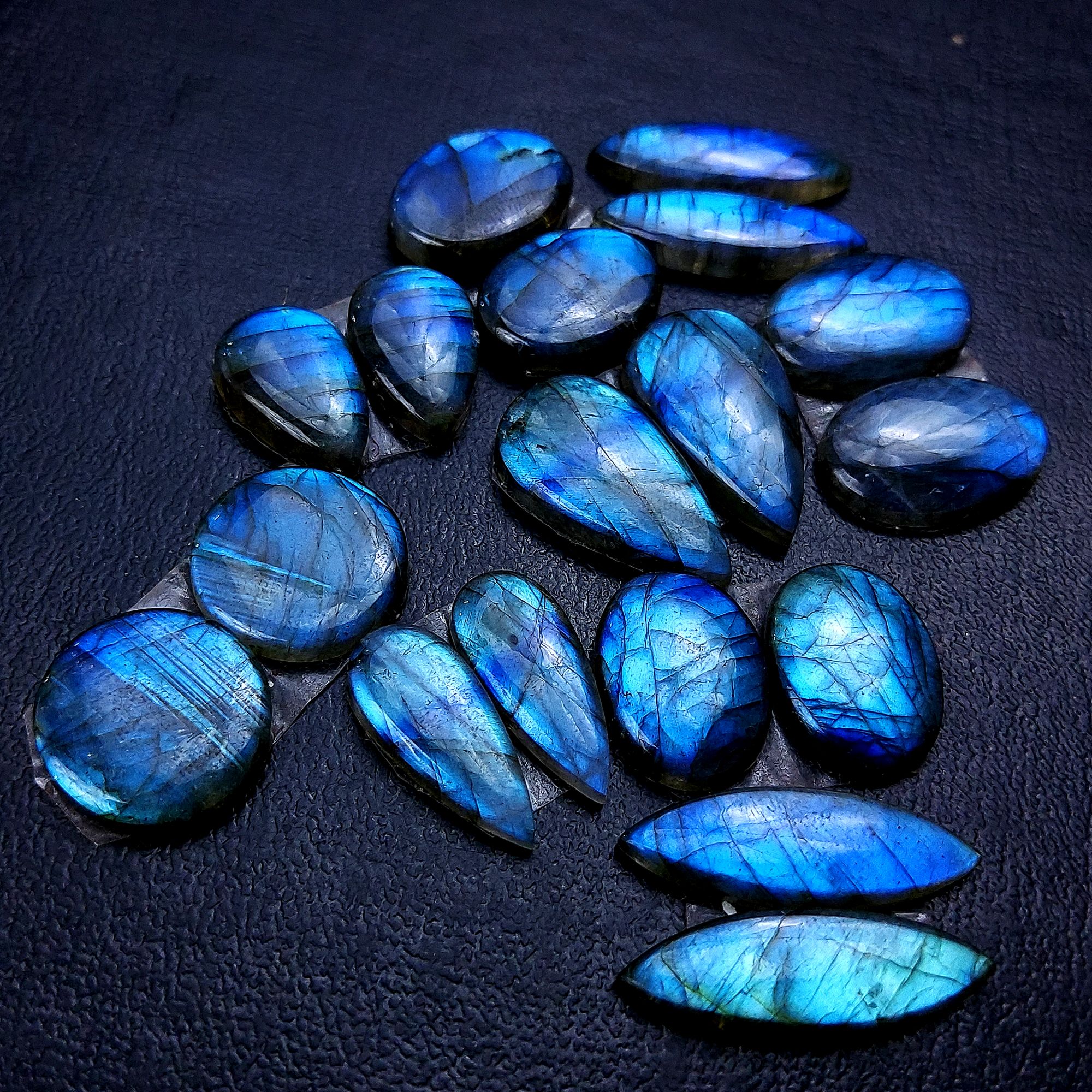 9 Pair 156 Cts Labradorite pairs Labradorite Cabochon Loose Gemstone Labradorite pair for Earring For Woman Earrings Mix Shapes Dangle Drop Earrings 23x14 17x10mm R-13135