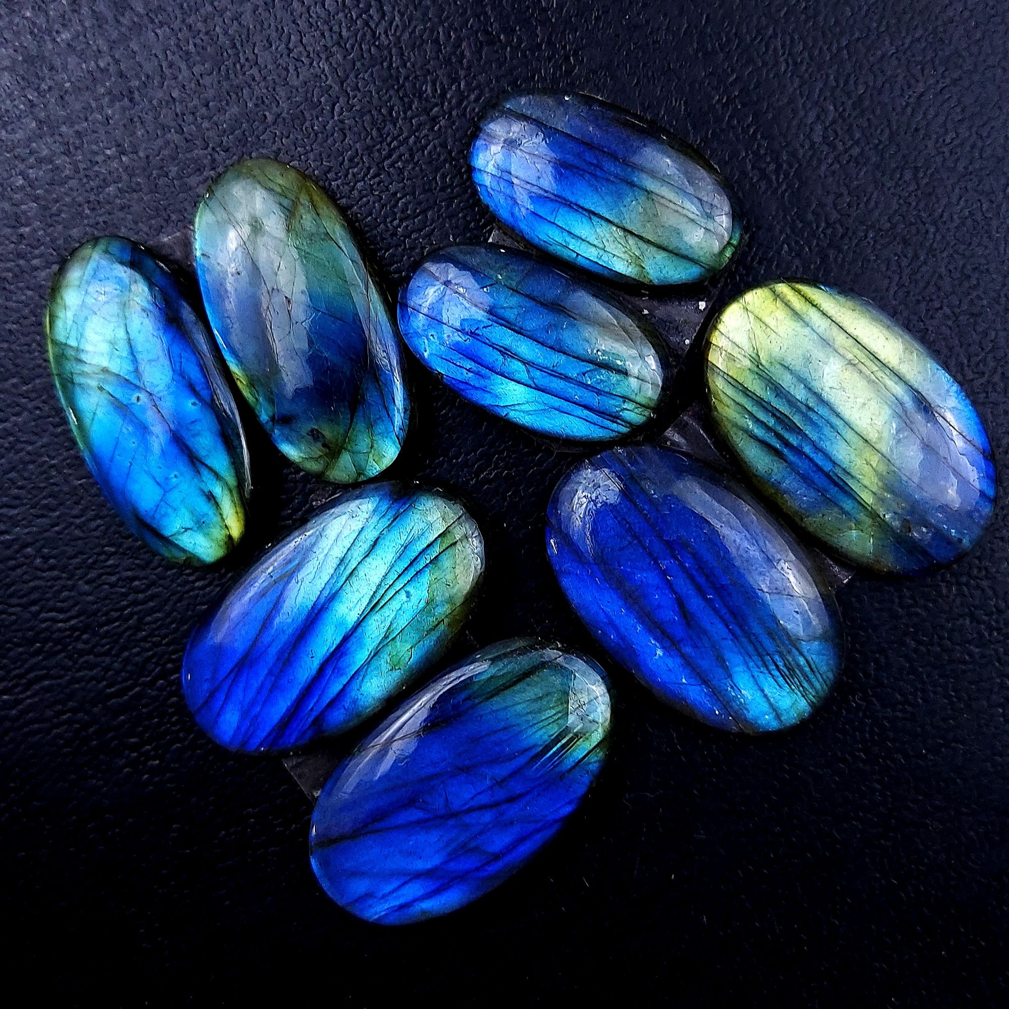 4 Pair 139 Cts Labradorite pairs Labradorite Cabochon Loose Gemstone Labradorite pair for Earring For Woman Earrings Mix Shapes Dangle Drop Earrings 27x15 22x12mm R-13136