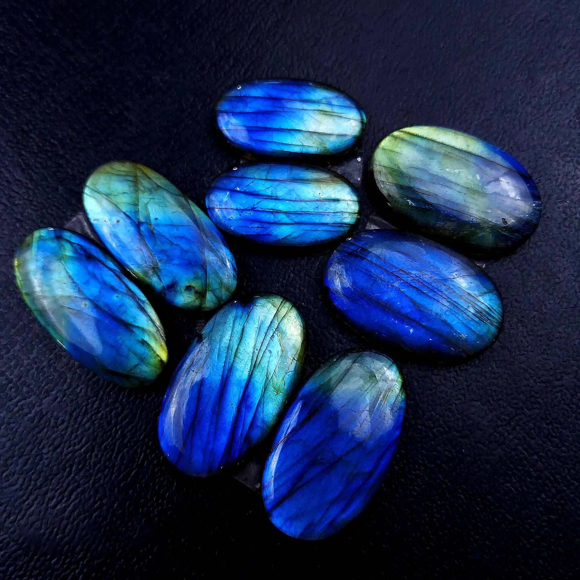 4 Pair 139 Cts Labradorite pairs Labradorite Cabochon Loose Gemstone Labradorite pair for Earring For Woman Earrings Mix Shapes Dangle Drop Earrings 27x15 22x12mm R-13136