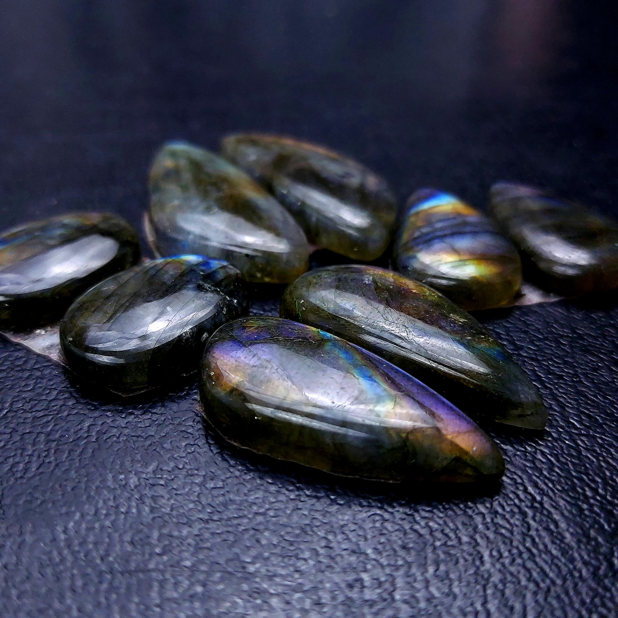 4 Pair 110 Cts Labradorite pairs Labradorite Cabochon Loose Gemstone Labradorite pair for Earring For Woman Earrings Mix Shapes Dangle Drop Earrings 33x13 19x14mm R-13138