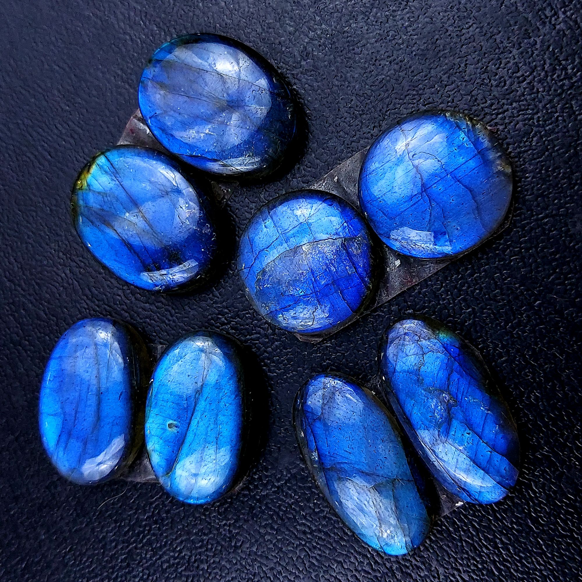 4 Pair 124 Cts Labradorite pairs Labradorite Cabochon Loose Gemstone Labradorite pair for Earring For Woman Earrings Mix Shapes Dangle Drop Earrings 21x14 18x18mm R-13142