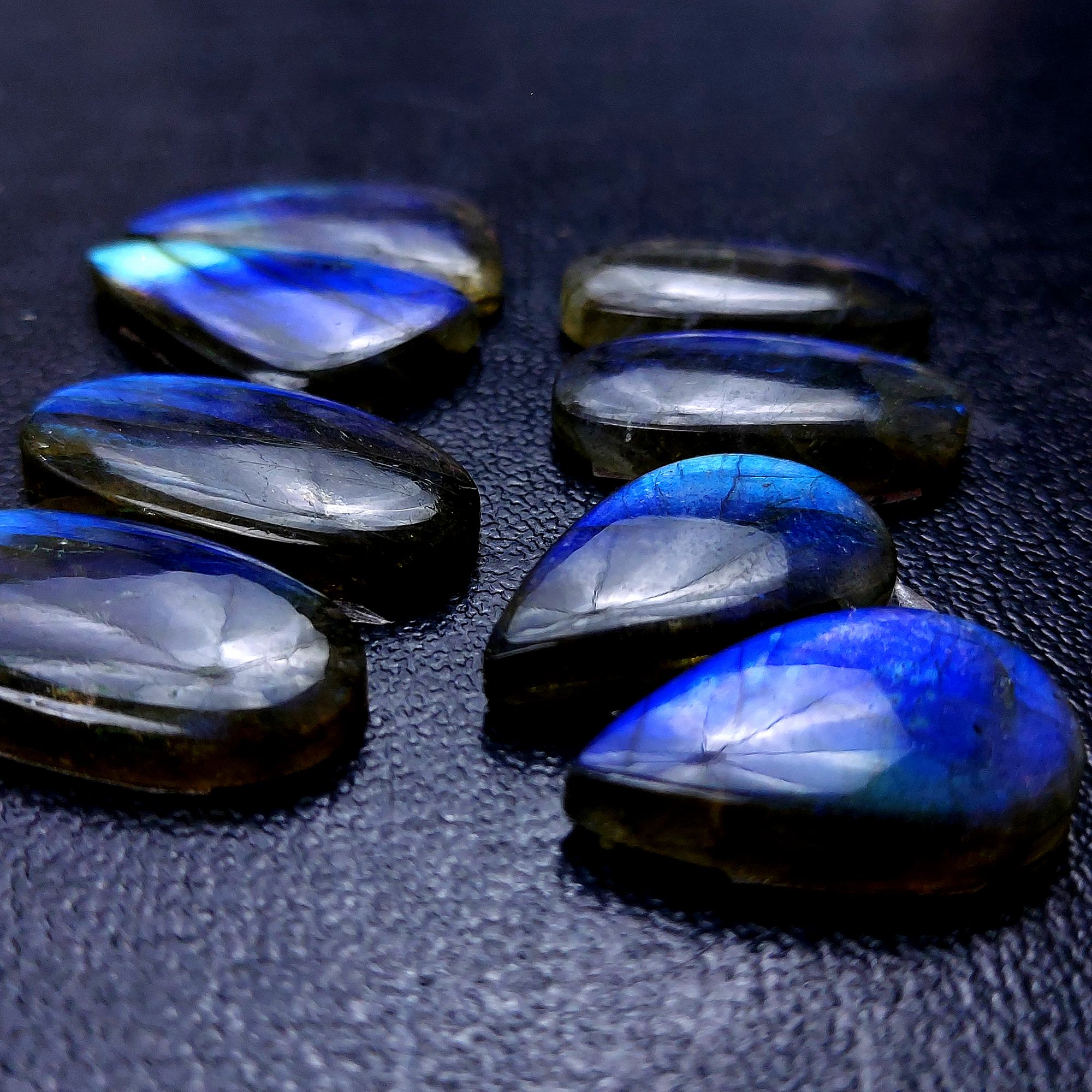 4 Pair 104 Cts Labradorite pairs Labradorite Cabochon Loose Gemstone Labradorite pair for Earring For Woman Earrings Mix Shapes Dangle Drop Earrings 25x13 22x11mm R-13143