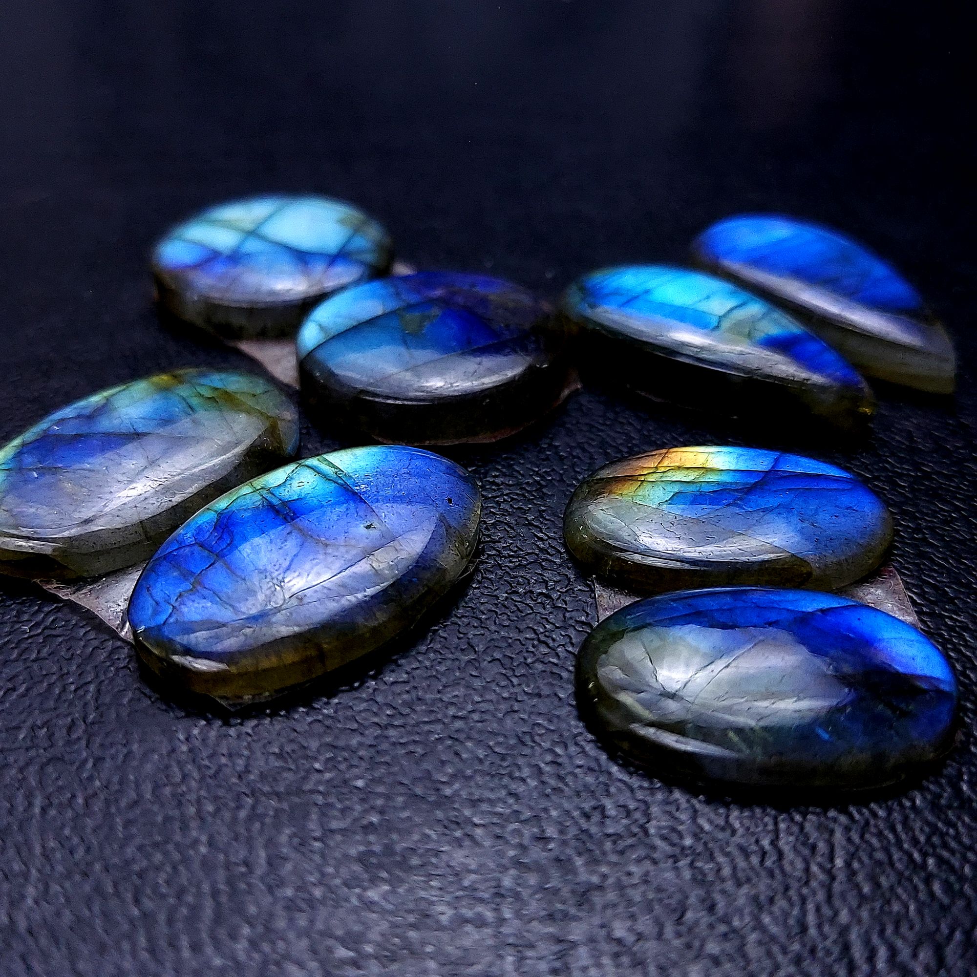 4 Pair 95 Cts Labradorite pairs Labradorite Cabochon Loose Gemstone Labradorite pair for Earring For Woman Earrings Mix Shapes Dangle Drop Earrings 26x12 19x13mm R-13145