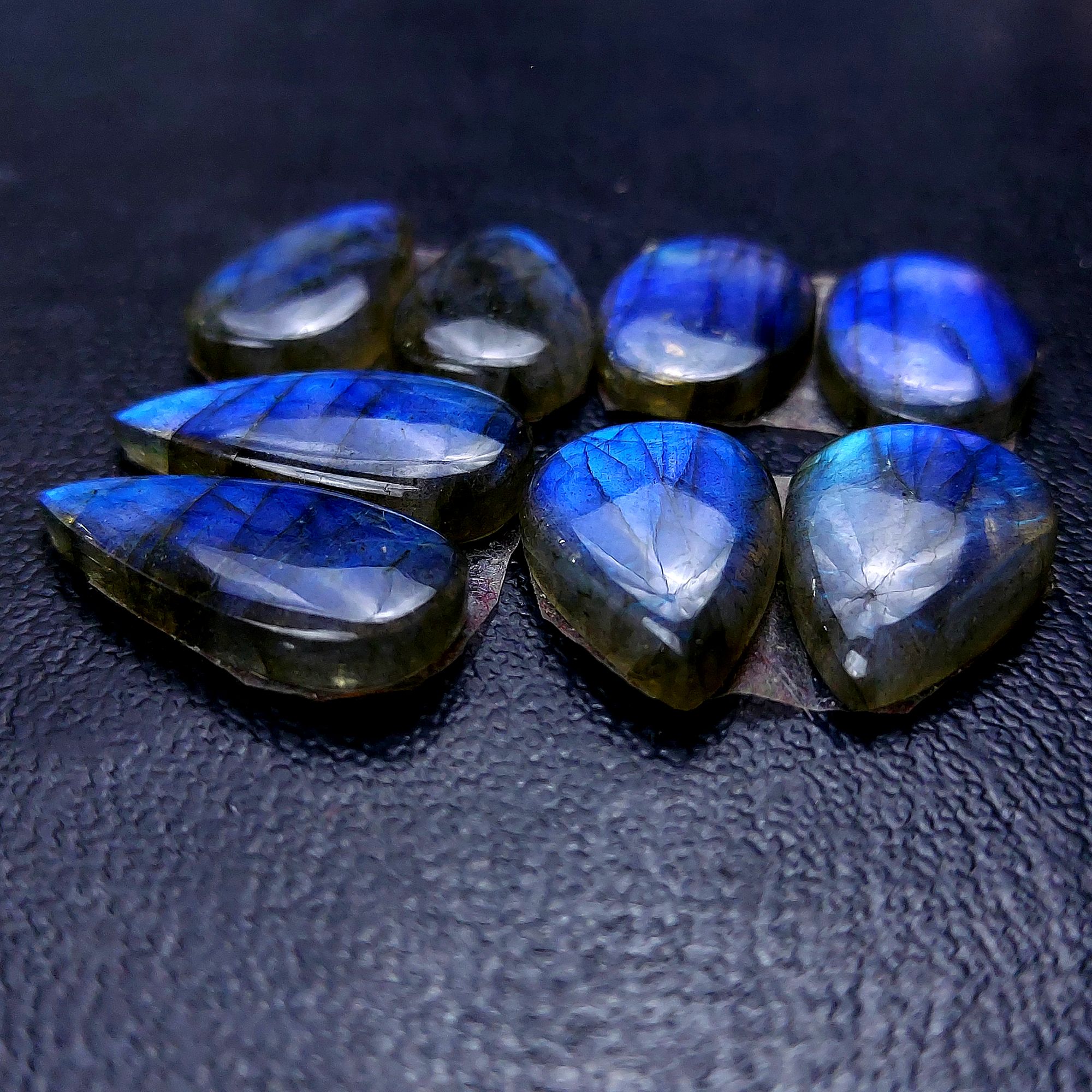 4 Pair 60 Cts Labradorite pairs Labradorite Cabochon Loose Gemstone Labradorite pair for Earring For Woman Earrings Mix Shapes Dangle Drop Earrings 20x10 18x10mm R-13149