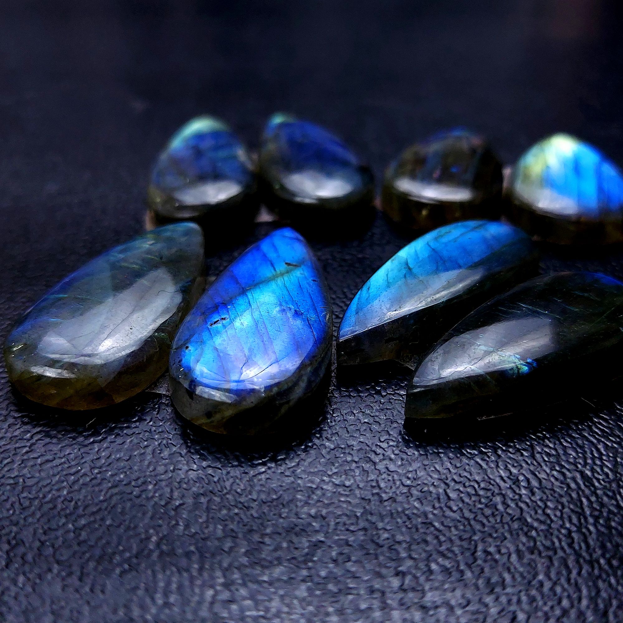 4 Pair 108 Cts Labradorite pairs Labradorite Cabochon Loose Gemstone Labradorite pair for Earring For Woman Earrings Mix Shapes Dangle Drop Earrings 28x13 21x13mm R-13155