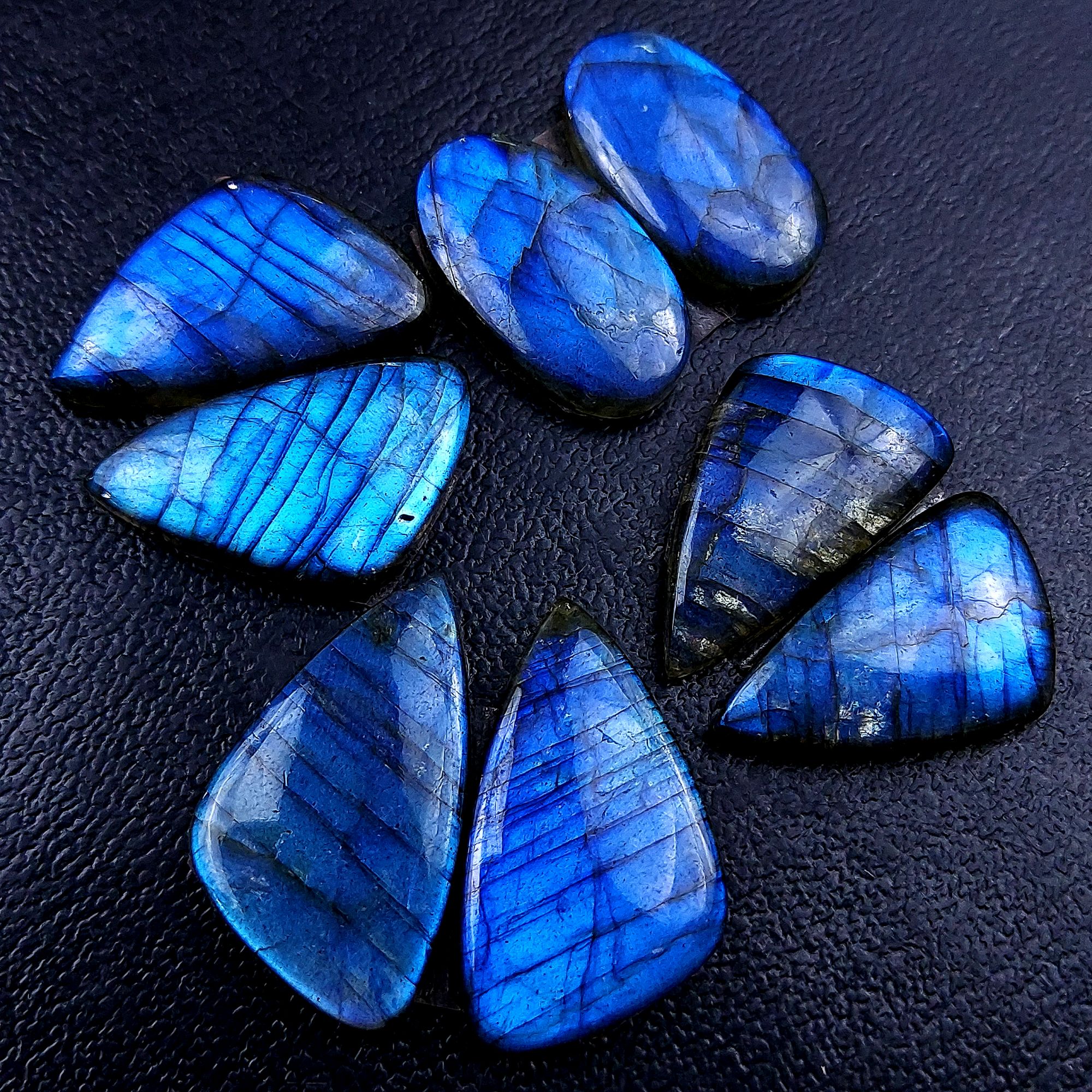 4 Pair 115 Cts Labradorite pairs Labradorite Cabochon Loose Gemstone Labradorite pair for Earring For Woman Earrings Mix Shapes Dangle Drop Earrings 27x15 21x11mm R-13158
