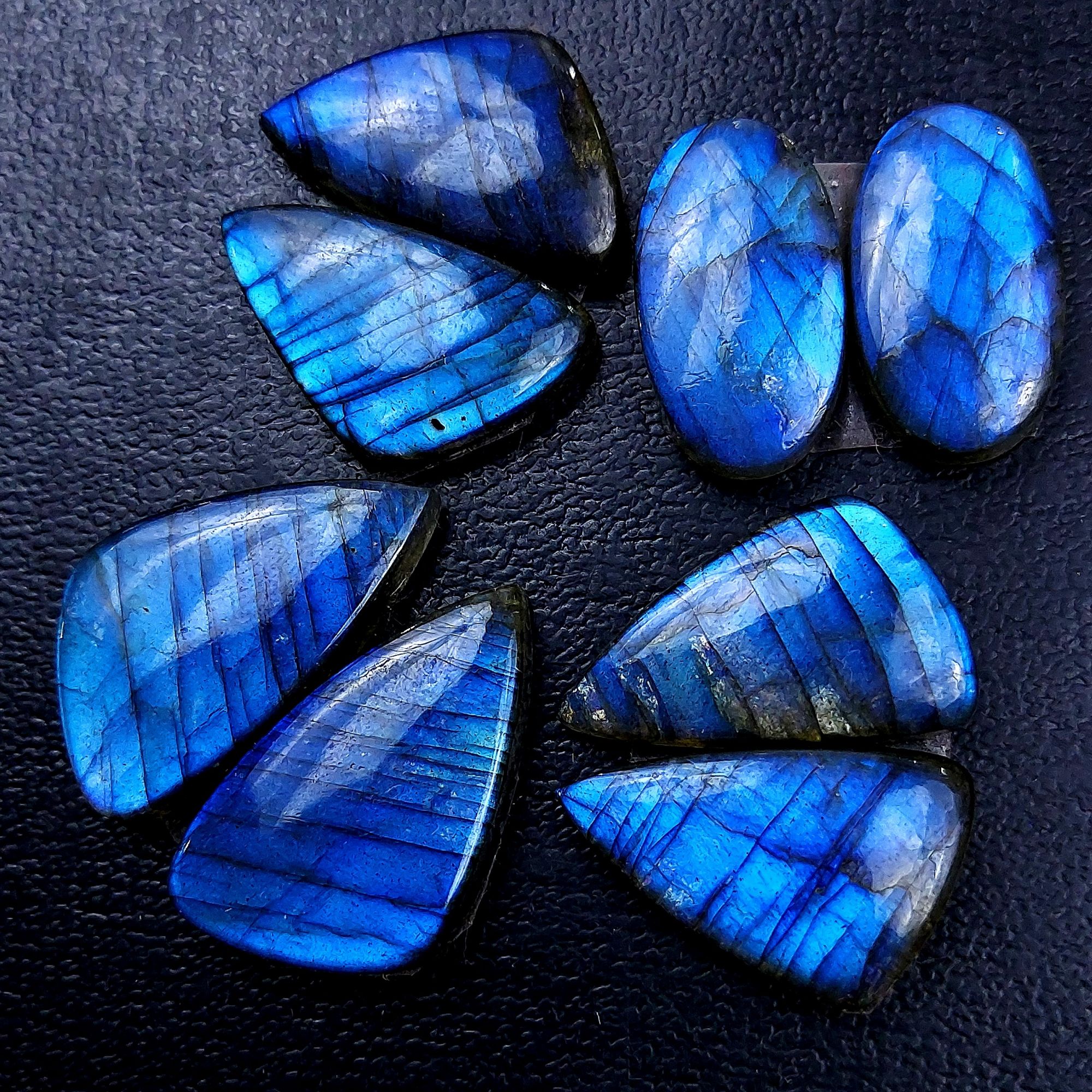 4 Pair 115 Cts Labradorite pairs Labradorite Cabochon Loose Gemstone Labradorite pair for Earring For Woman Earrings Mix Shapes Dangle Drop Earrings 27x15 21x11mm R-13158