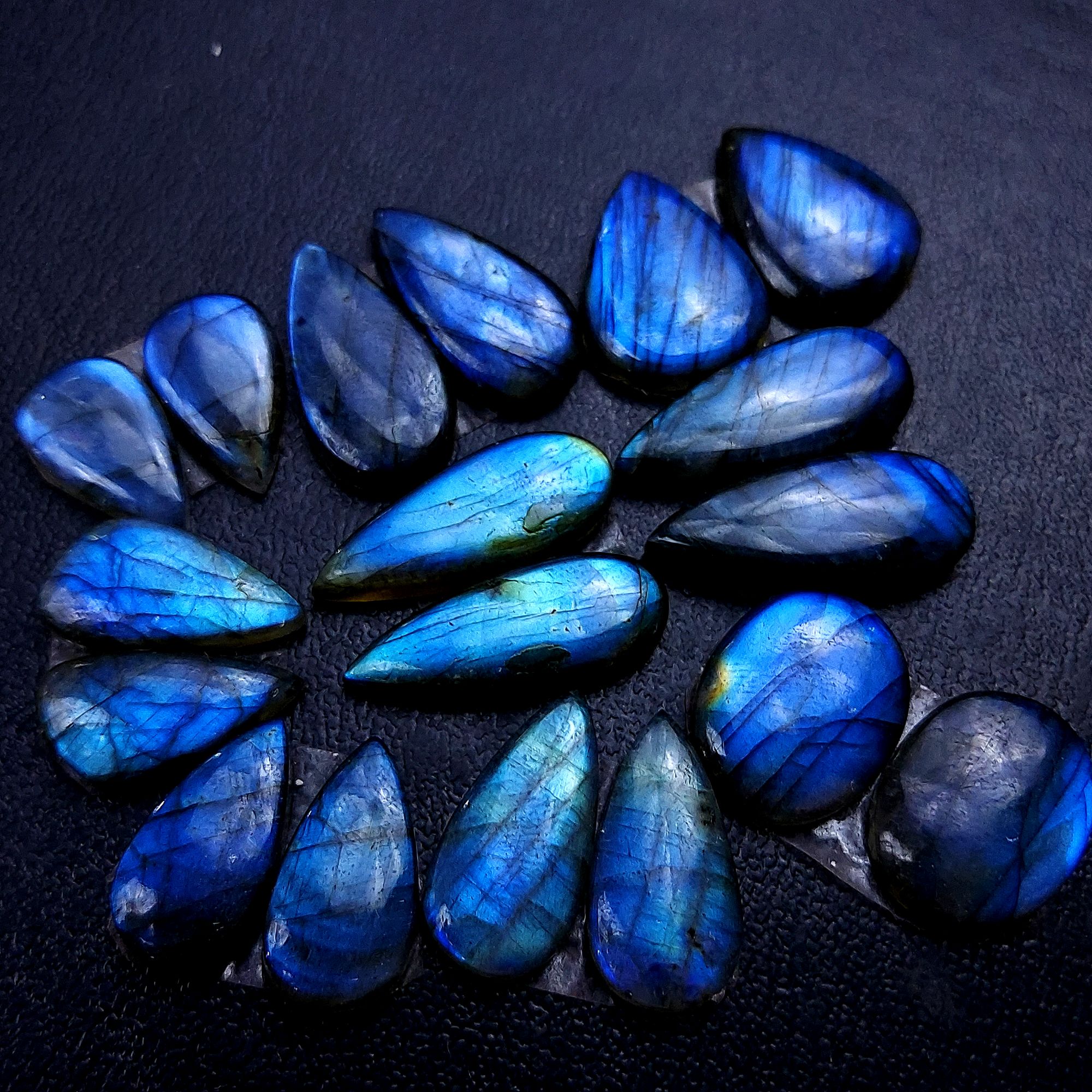 9 Pair 175 Cts Labradorite pairs Labradorite Cabochon Loose Gemstone Labradorite pair for Earring For Woman Earrings Mix Shapes Dangle Drop Earrings 27x11 18x11 mm R-13165