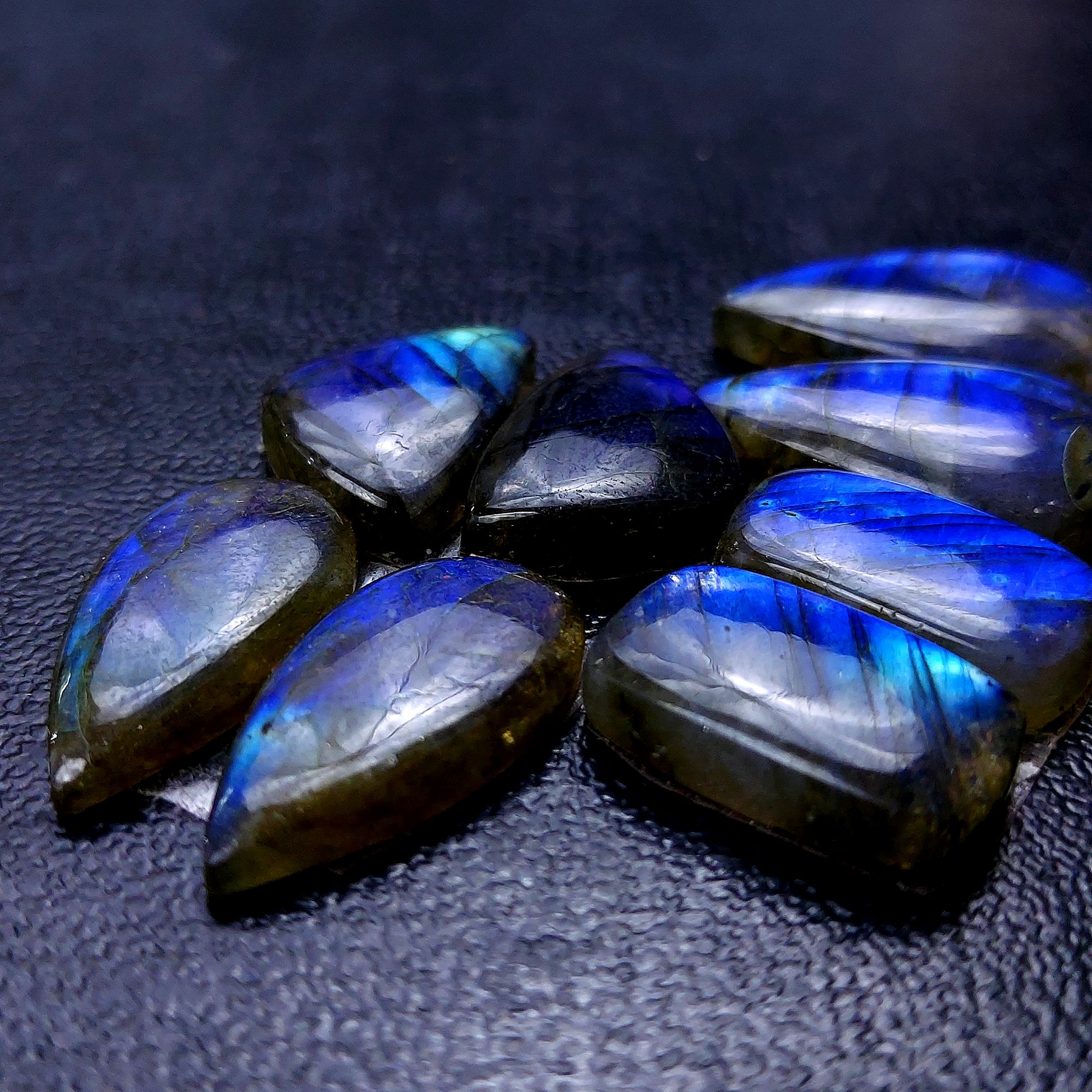 4 Pair 82 Cts Labradorite pairs Labradorite Cabochon Loose Gemstone Labradorite pair for Earring For Woman Earrings Mix Shapes Dangle Drop Earrings 23x13 18x10 mm R-13167