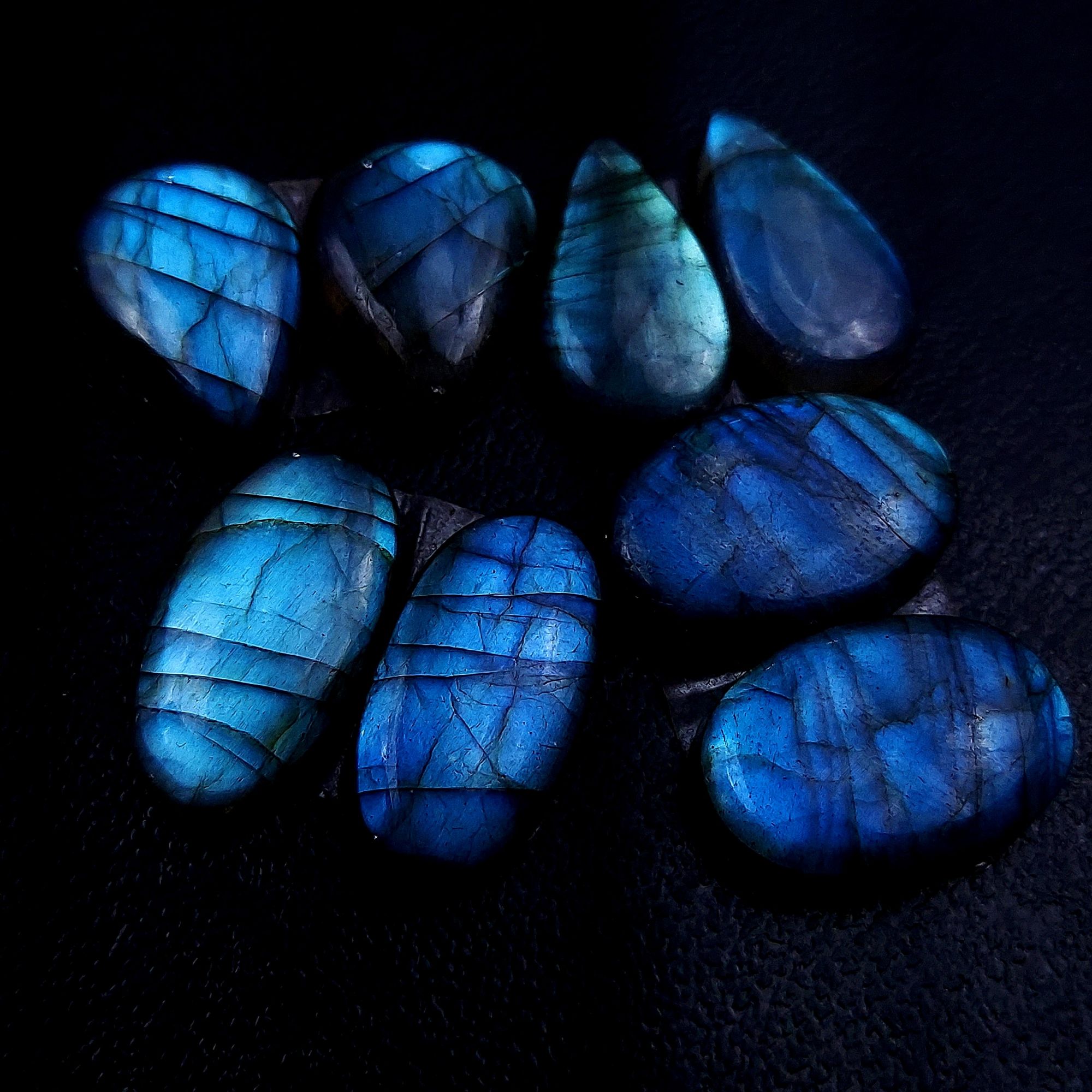 4 Pair 85 Cts Labradorite pairs Labradorite Cabochon Loose Gemstone Labradorite pair for Earring For Woman Earrings Mix Shapes Dangle Drop Earrings 22X12 18X14 mm R-13171