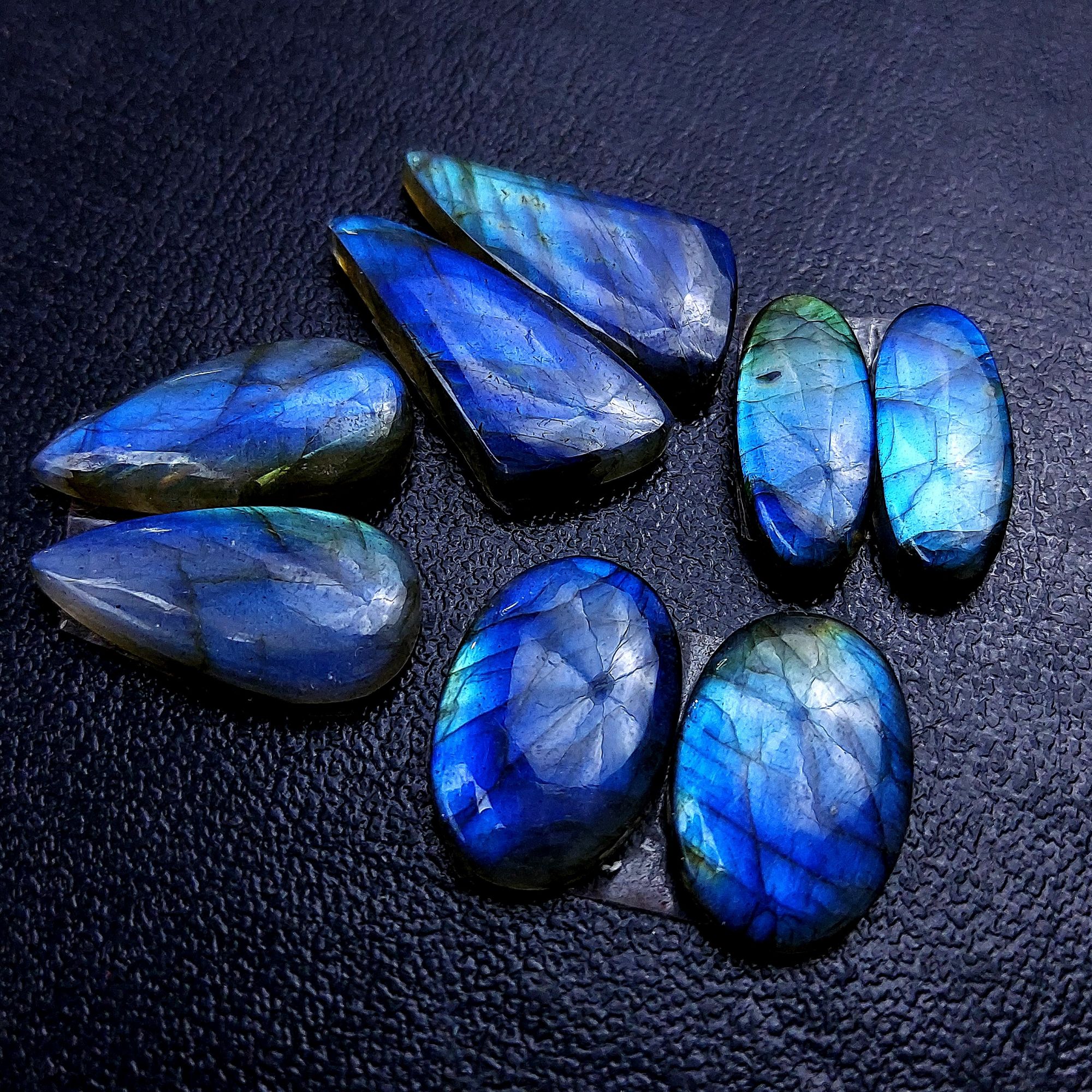 4 Pair 82 Cts Labradorite pairs Labradorite Cabochon Loose Gemstone Labradorite pair for Earring For Woman Earrings Mix Shapes Dangle Drop Earrings 28x13 21x9mm R-13185