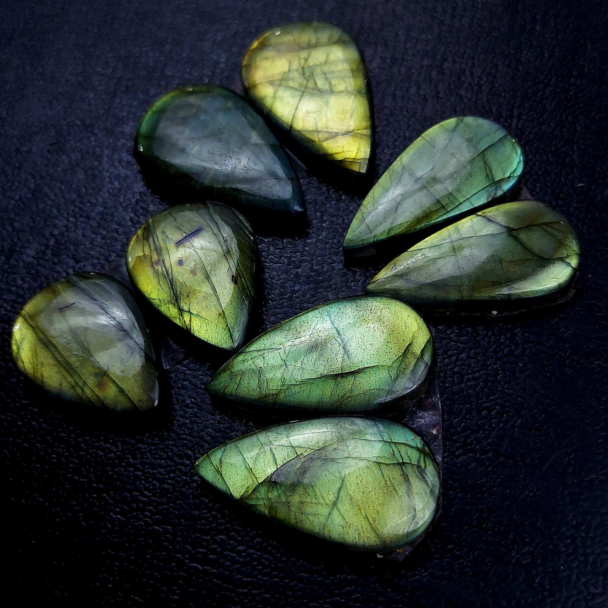 4 Pair 119 Cts Labradorite pairs Labradorite Cabochon Loose Gemstone Labradorite pair for Earring For Woman Earrings Mix Shapes Dangle Drop Earrings 25x13 21x16mm R-13186