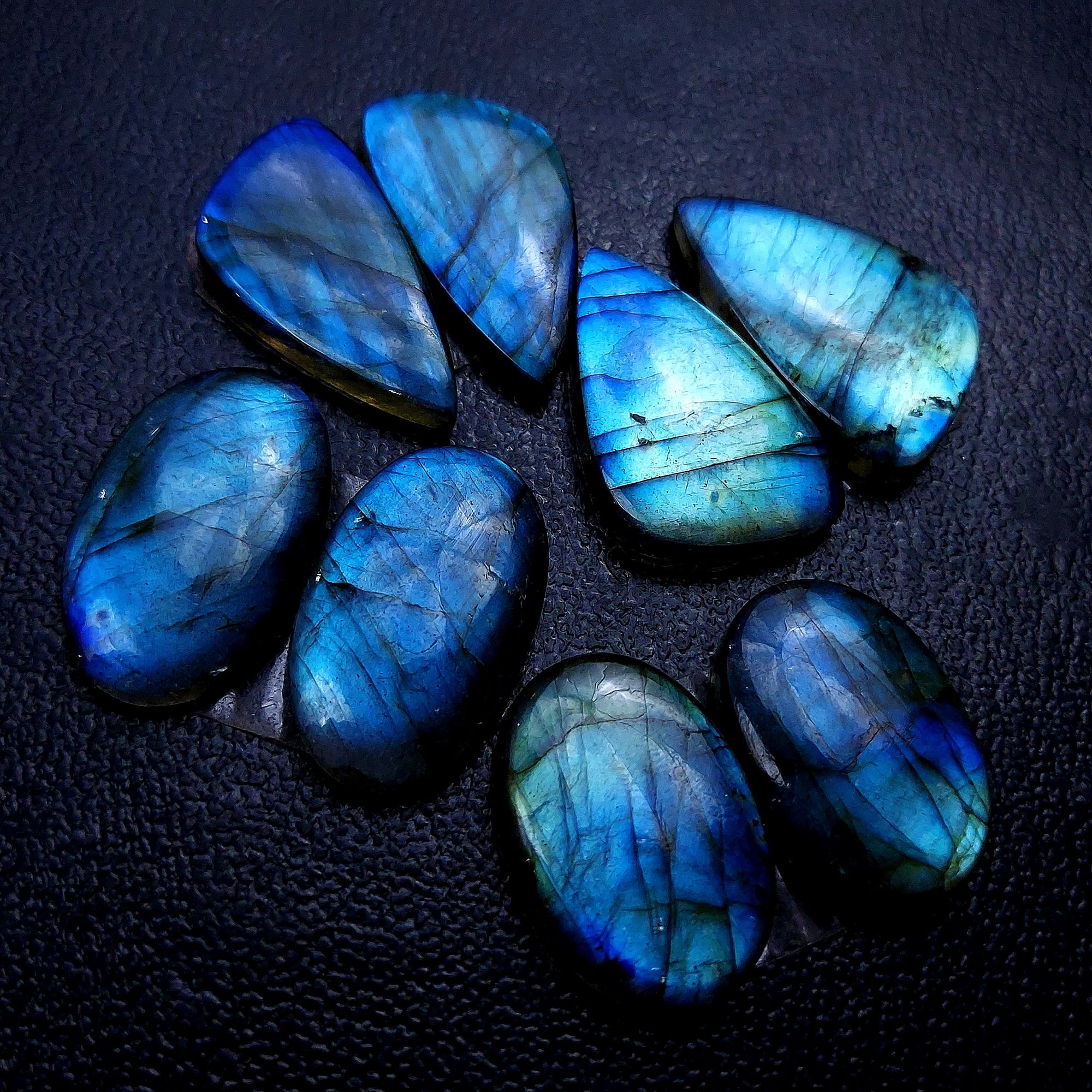 4 Pair 102 Cts Labradorite pairs Labradorite Cabochon Loose Gemstone Labradorite pair for Earring For Woman Earrings Mix Shapes Dangle Drop Earrings 26x13 21x15mm R-13189