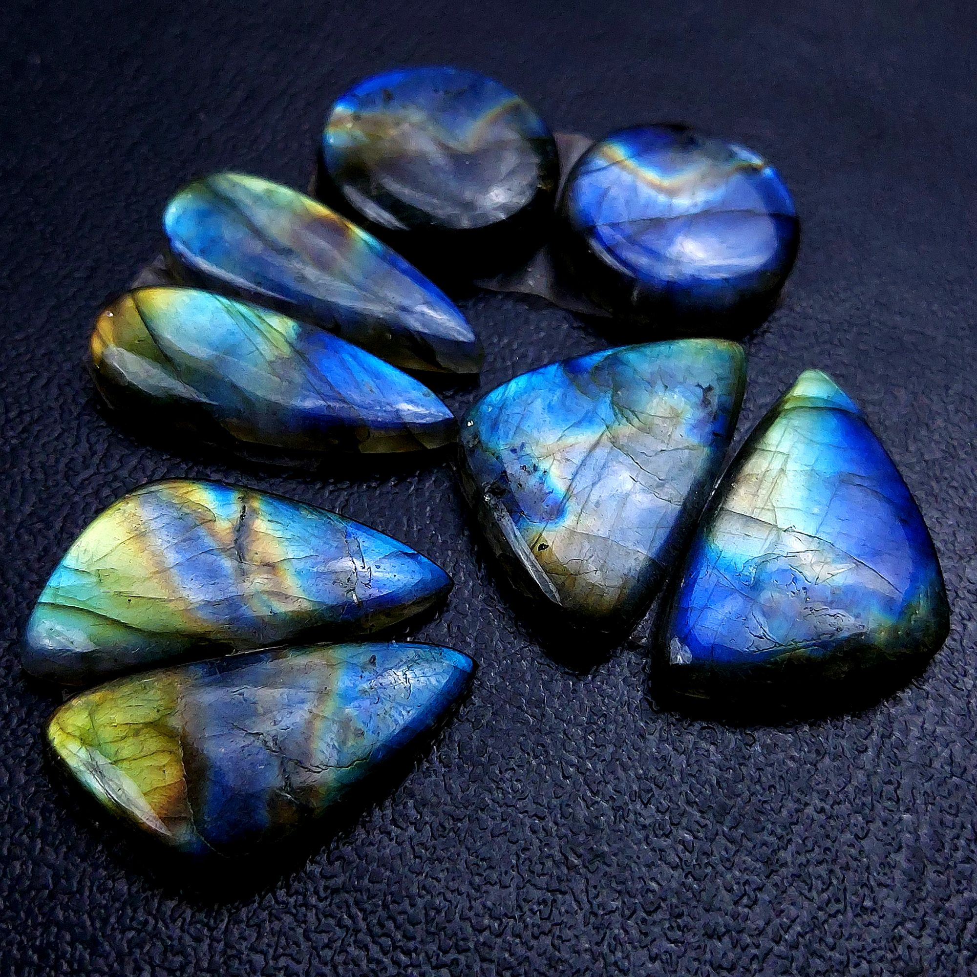 4 Pair 105 Cts Labradorite pairs Labradorite Cabochon Loose Gemstone Labradorite pair for Earring For Woman Earrings Mix Shapes Dangle Drop Earrings 27x17 18x18mm R-13191