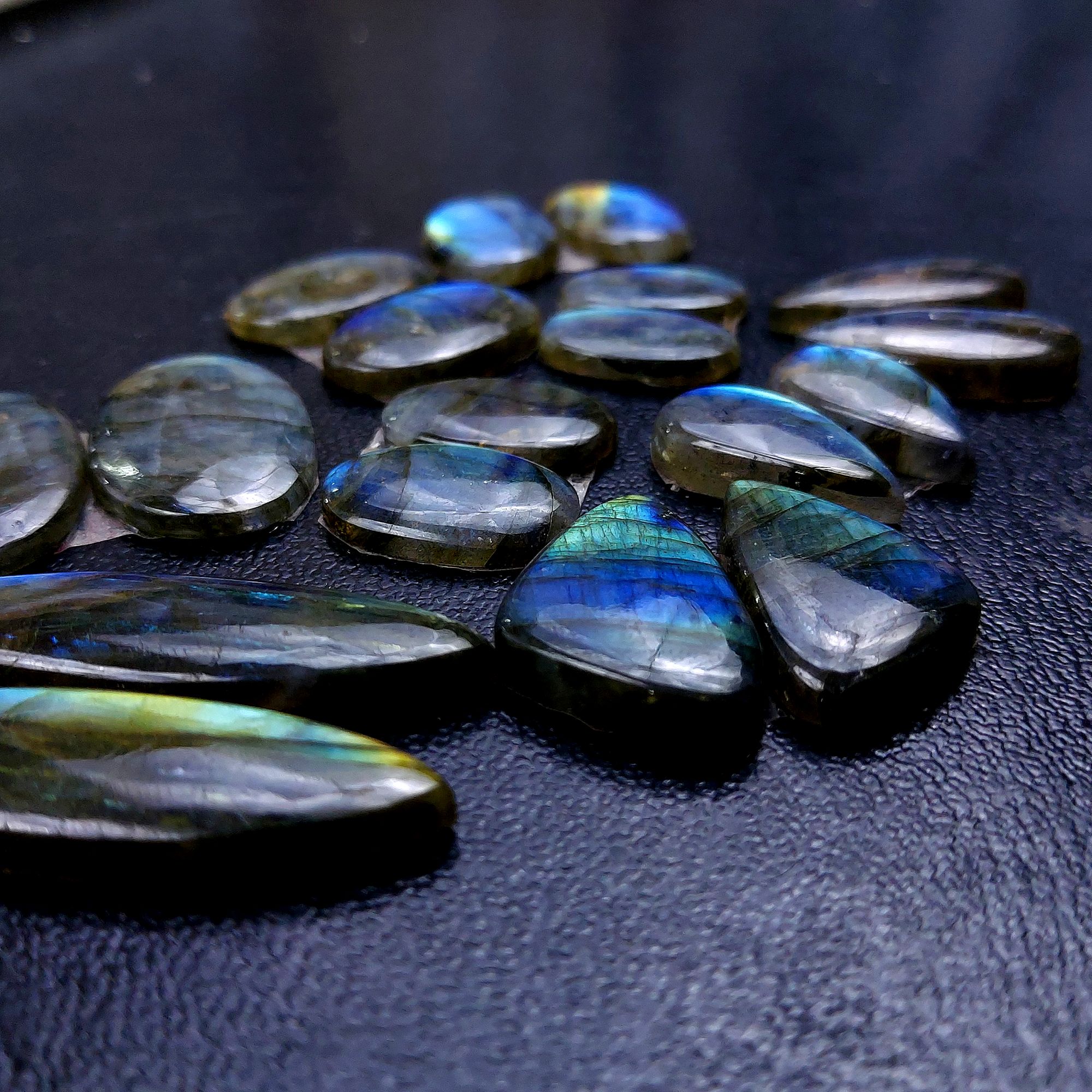 9 Pair 188 Cts Labradorite pairs Labradorite Cabochon Loose Gemstone Labradorite pair for Earring For Woman Earrings Mix Shapes Dangle Drop Earrings 39x12 19x12mm R-13192