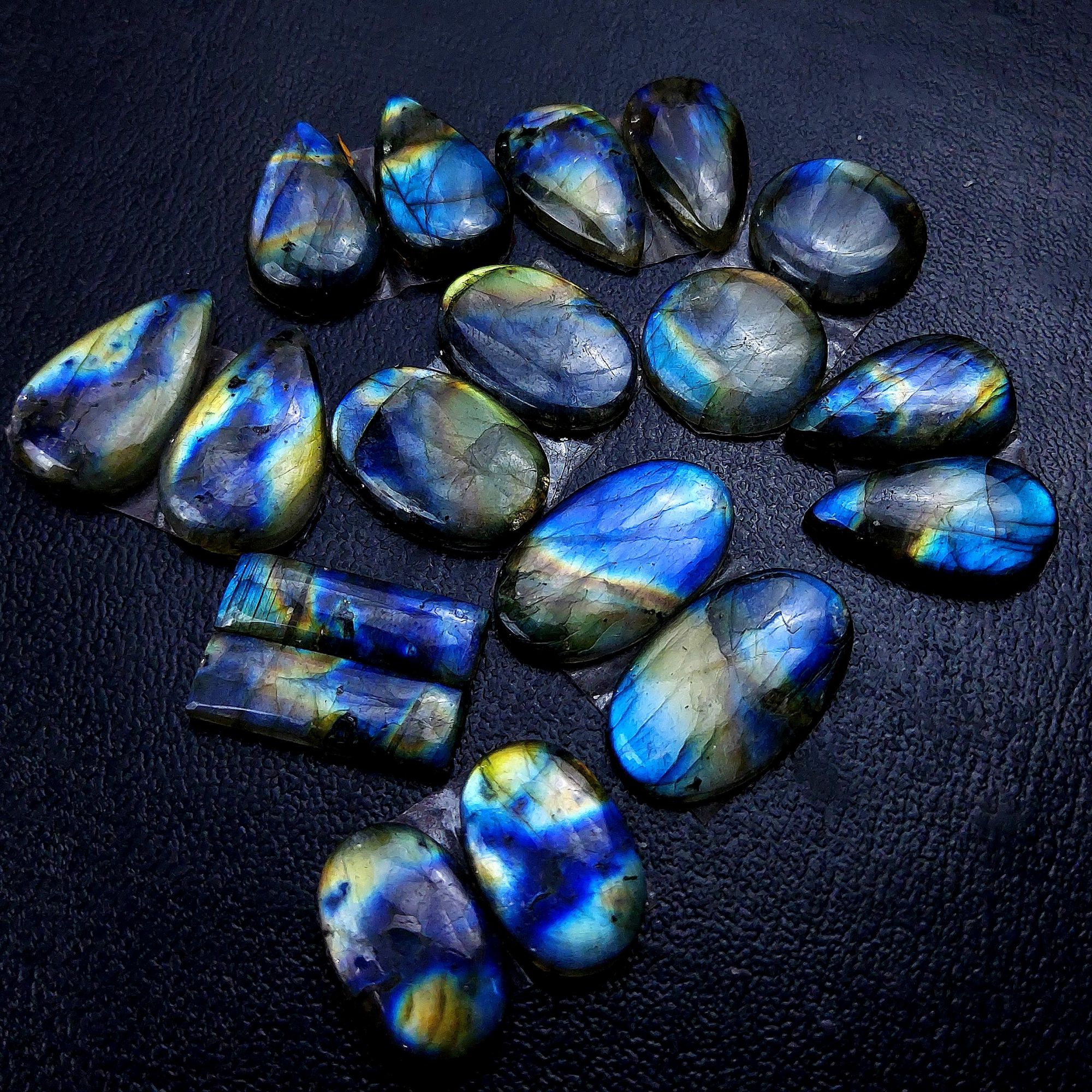 9 Pair 155 Cts Labradorite pairs Labradorite Cabochon Loose Gemstone Labradorite pair for Earring For Woman Earrings Mix Shapes Dangle Drop Earrings 24x14 21x12mm R-13193