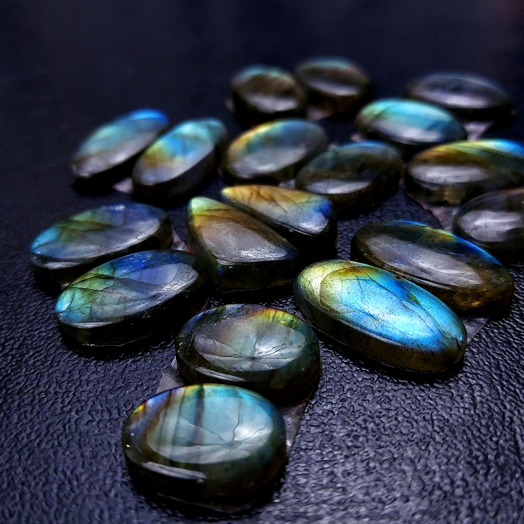 9 Pair 140 Cts Labradorite pairs Labradorite Cabochon Loose Gemstone Labradorite pair for Earring For Woman Earrings Mix Shapes Dangle Drop Earrings 22x10 15x11mm R-13194