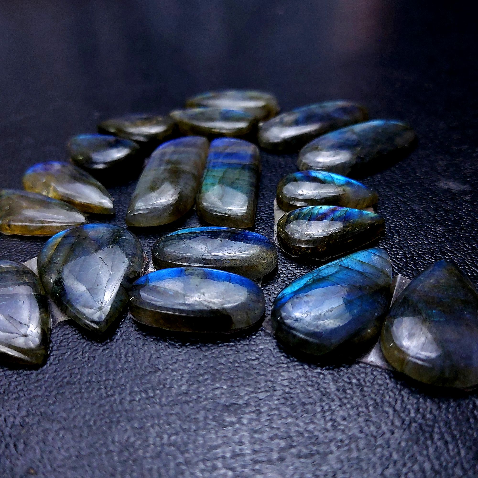 9 Pair 177 Cts Labradorite pairs Labradorite Cabochon Loose Gemstone Labradorite pair for Earring For Woman Earrings Mix Shapes Dangle Drop Earrings 31x11 17x11mm R-13201