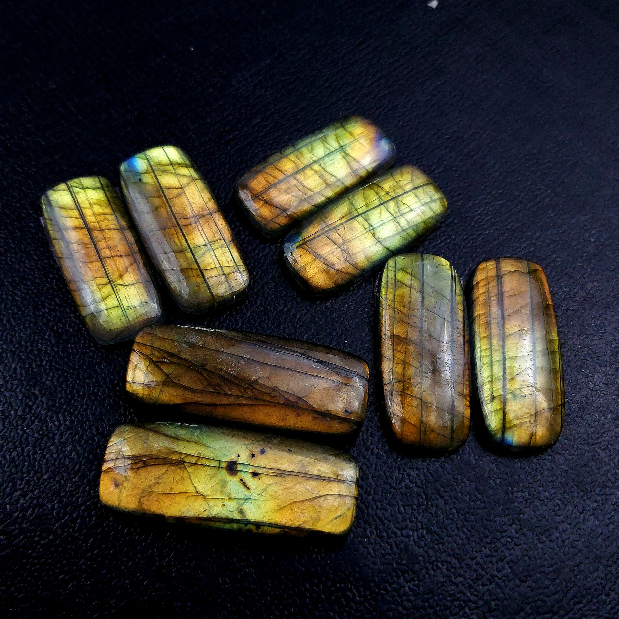 4 Pair 133 Cts Labradorite pairs Labradorite Cabochon Loose Gemstone Labradorite pair for Earring For Woman Earrings Mix Shapes Dangle Drop Earrings 32x13 28x12mm R-13206