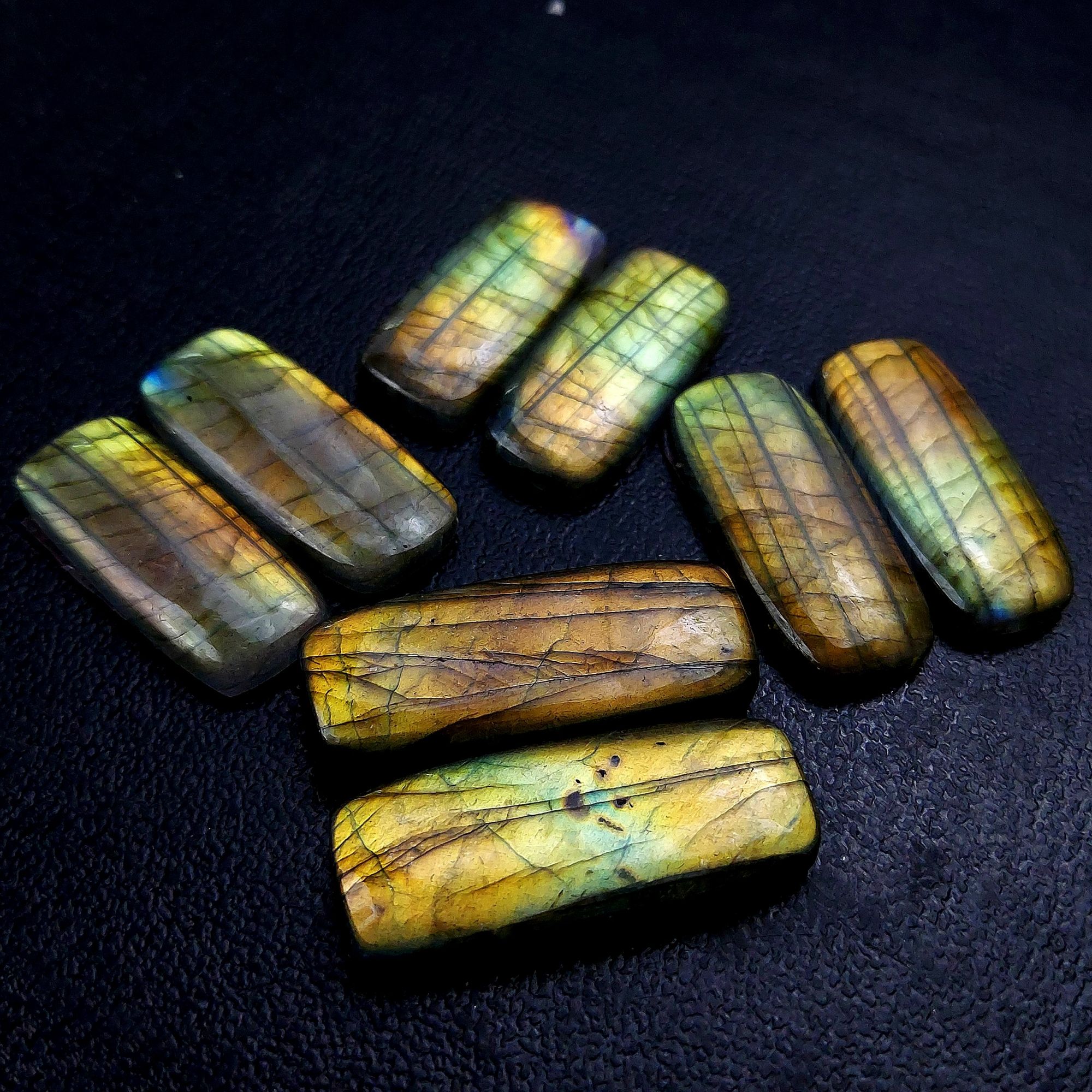 4 Pair 133 Cts Labradorite pairs Labradorite Cabochon Loose Gemstone Labradorite pair for Earring For Woman Earrings Mix Shapes Dangle Drop Earrings 32x13 28x12mm R-13206