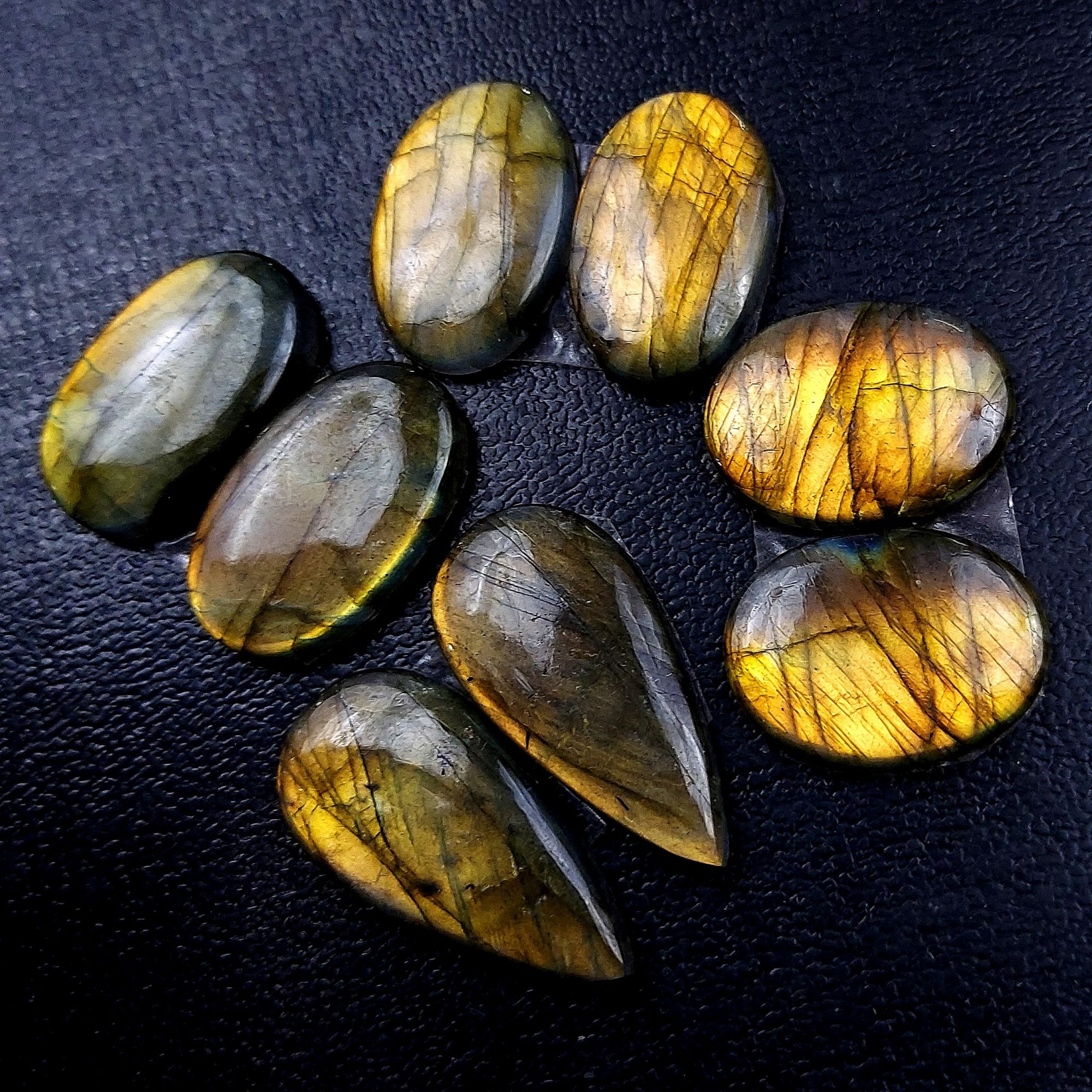 4 Pair 119 Cts Labradorite pairs Labradorite Cabochon Loose Gemstone Labradorite pair for Earring For Woman Earrings Mix Shapes Dangle Drop Earrings 28x9 21x16mm R-13207