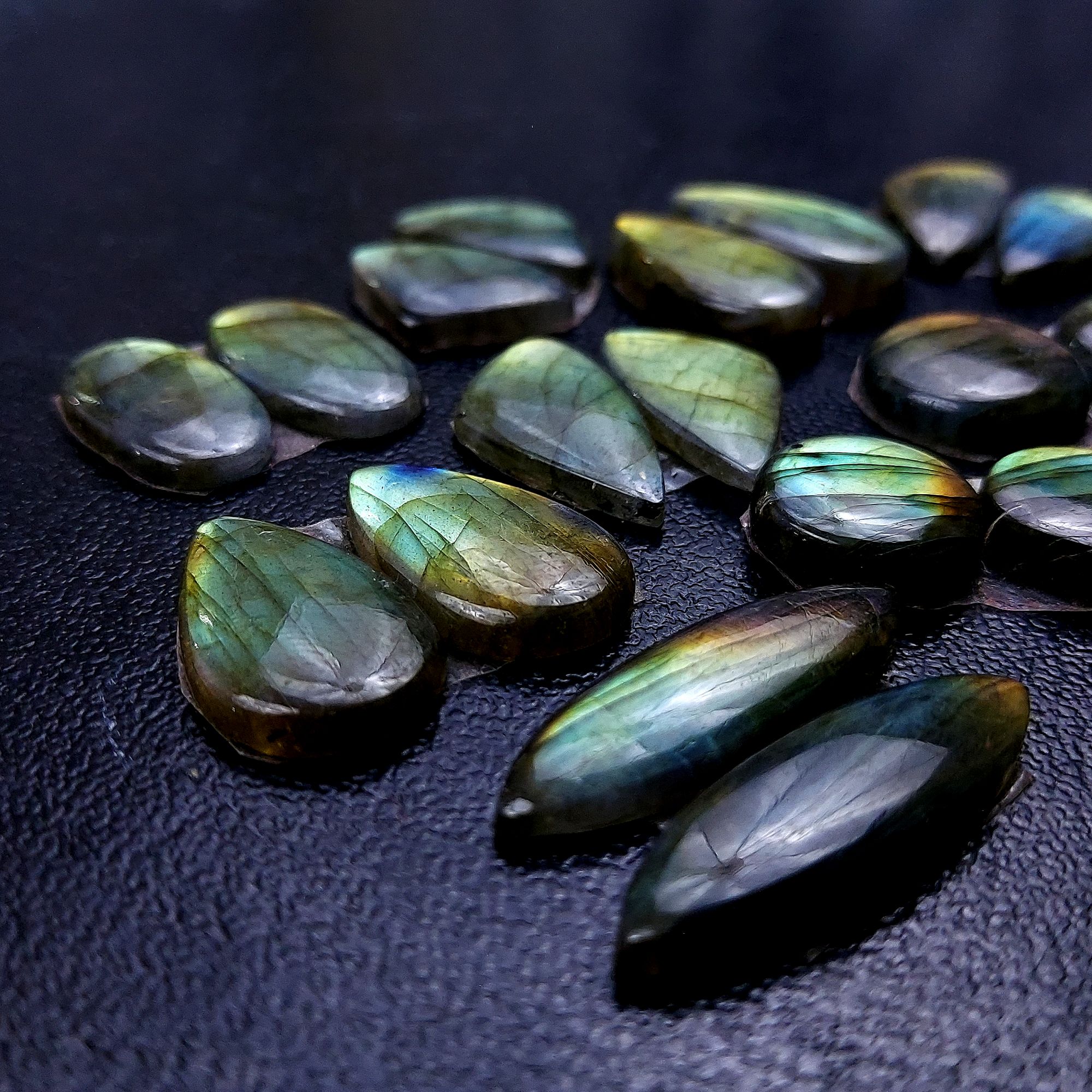9 Pair 149 Cts Labradorite pairs Labradorite Cabochon Loose Gemstone Labradorite pair for Earring For Woman Earrings Mix Shapes Dangle Drop Earrings 30x9 13x13mm R-13209