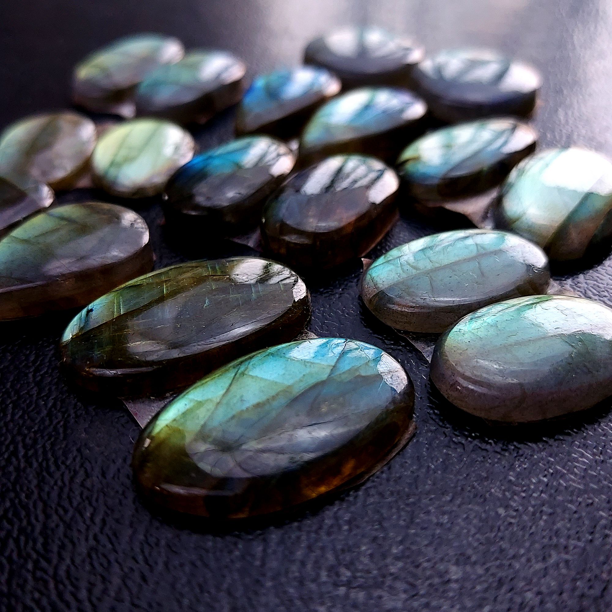 9 Pair 153 Cts Labradorite pairs Labradorite Cabochon Loose Gemstone Labradorite pair for Earring For Woman Earrings Mix Shapes Dangle Drop Earrings 24x15 18x11mm R-13219