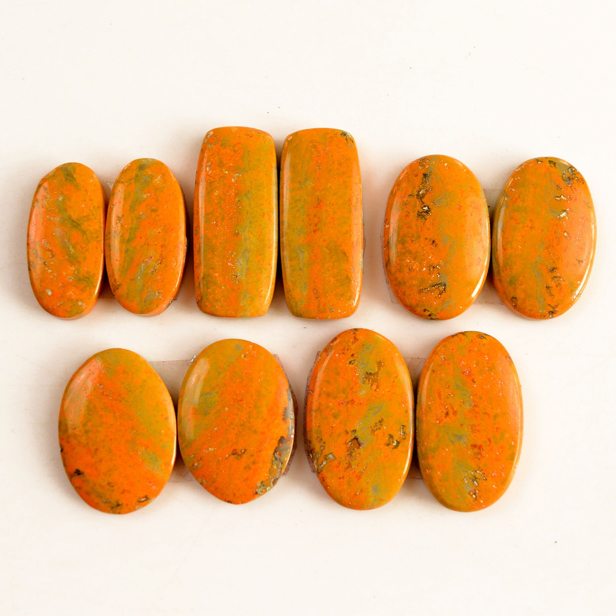 5 Pair 166 Cts Natural Bumble Bee Jasper Pairs Lot Natural Gemstone Lot For Jewelry Making Gift For Mom 28x12-23x11mm 13421