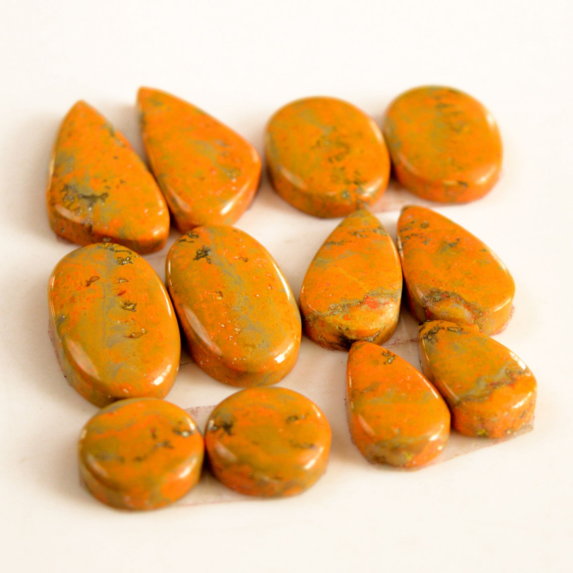 6 Pair 132 Cts Natural Bumble Bee Jasper Pairs Lot Natural Gemstone Lot For Jewelry Making Gift For Mom 26x12-13x13mm 13422