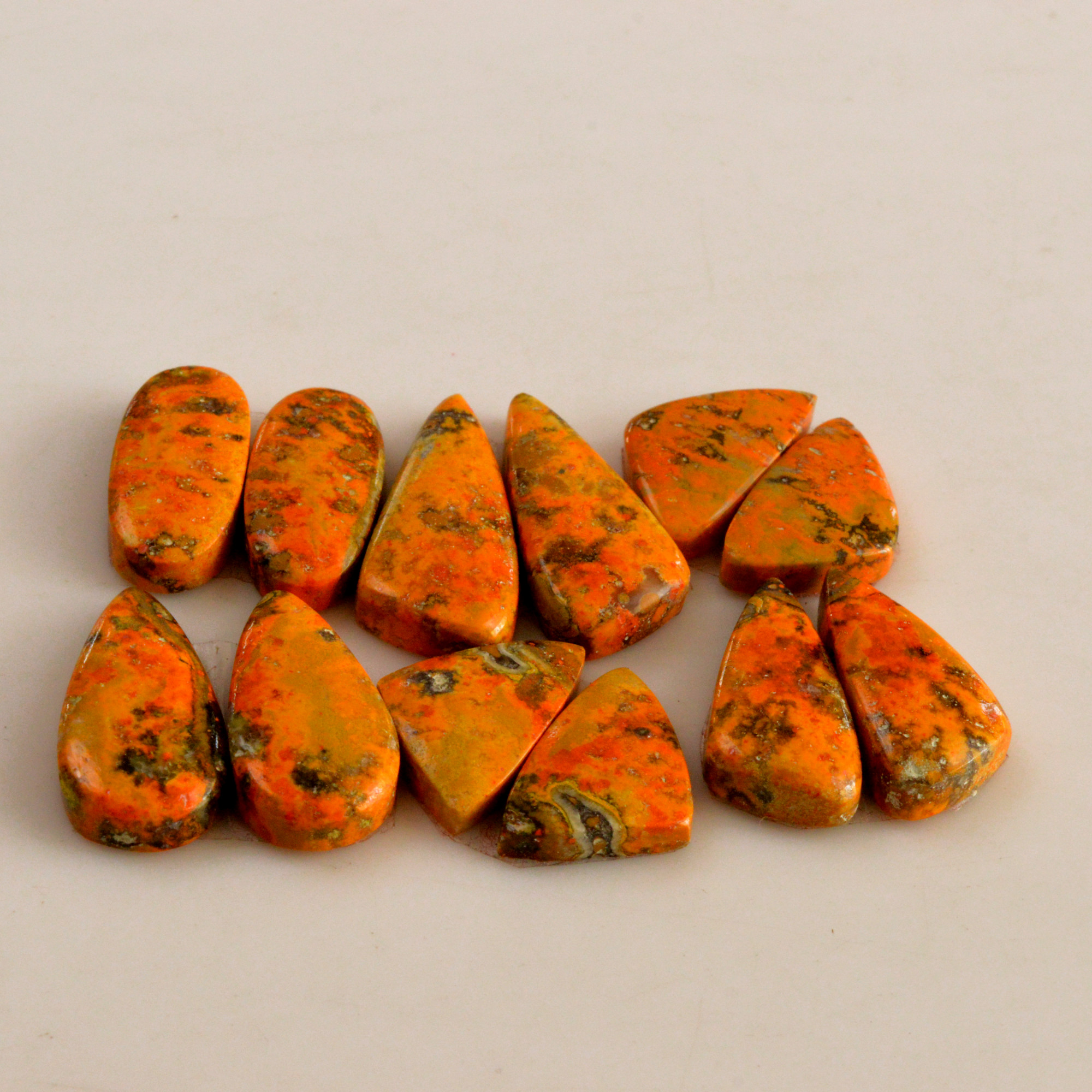 6 Pair 108 Cts Natural Bumble Bee Jasper Pairs Lot Natural Gemstone Lot For Jewelry Making Gift For Mom 25x11-19x10mm 13424