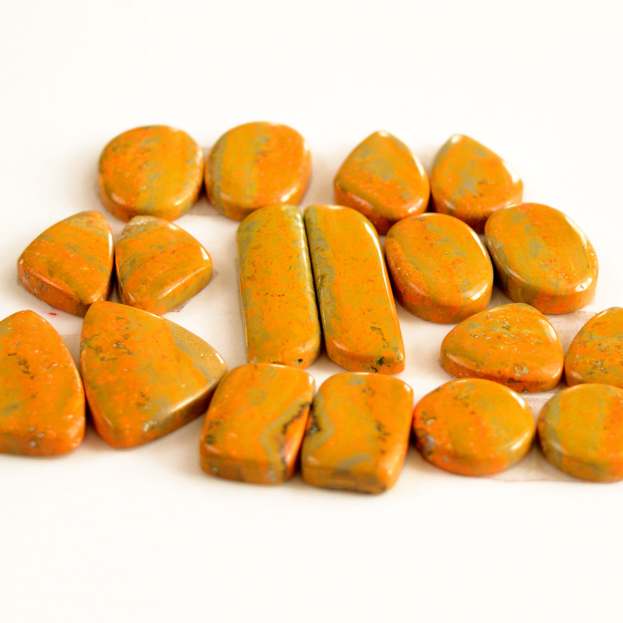 9 Pair 266 Cts Natural Bumble Bee Jasper Pairs Lot Natural Gemstone Lot For Jewelry Making Gift For Mom 37x10-18x17mm 13434