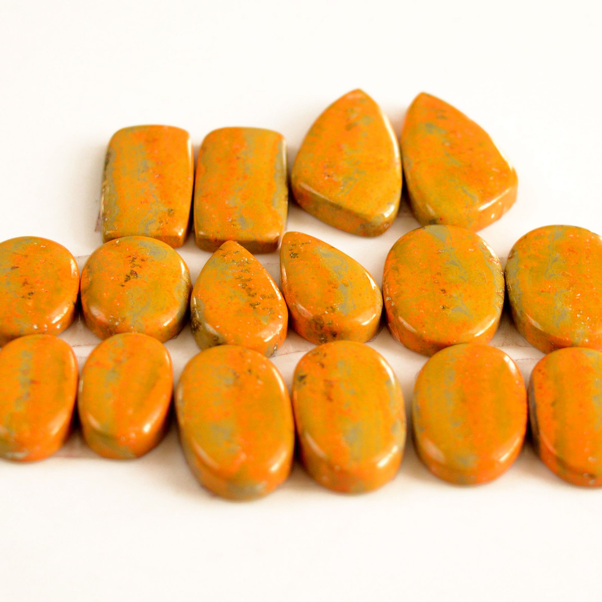 8 Pair 226 Cts Natural Bumble Bee Jasper Pairs Lot Natural Gemstone Lot For Jewelry Making Gift For Mom 30x15-19x11mm 13435