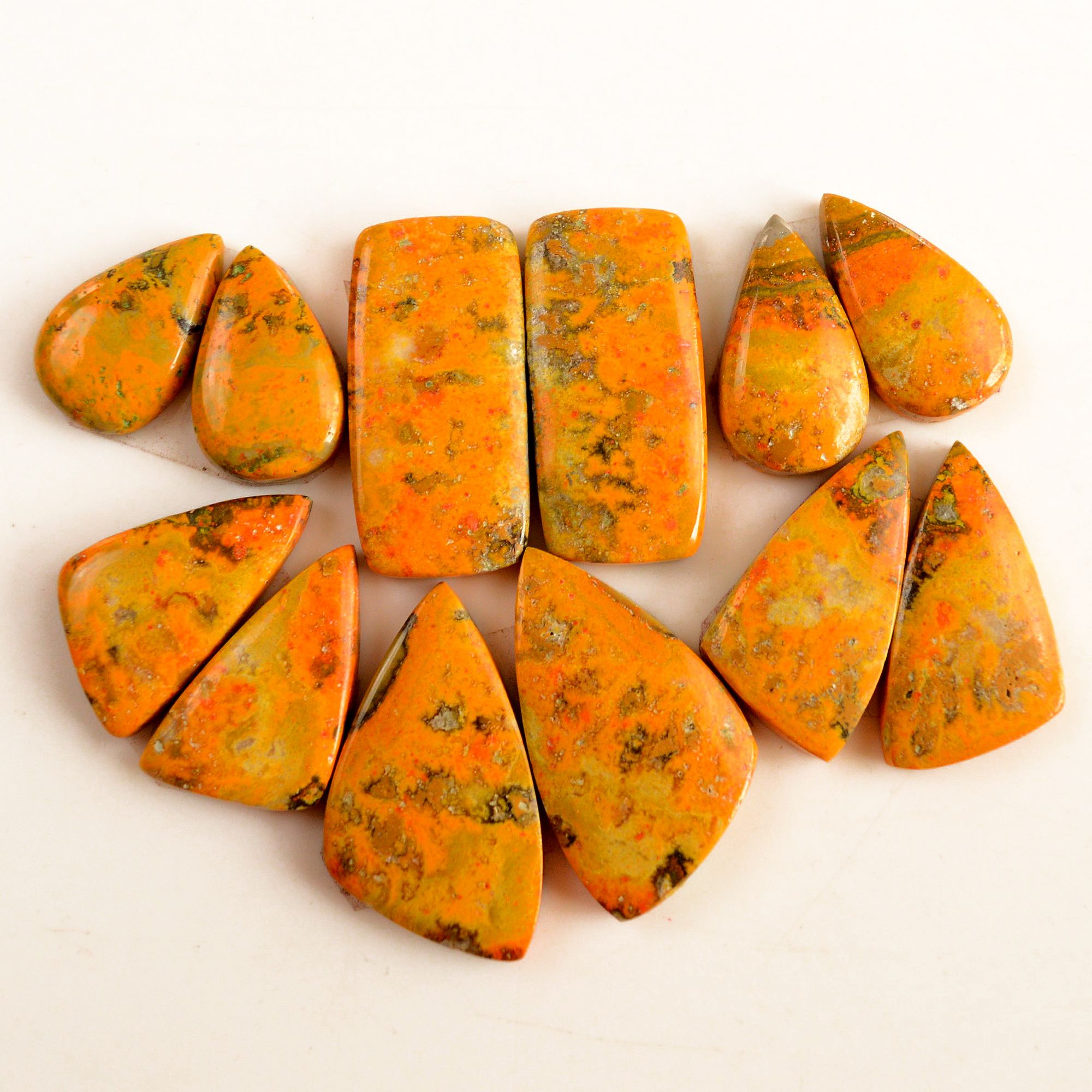 6 Pair 145 Cts Natural Bumble Bee Jasper Pairs Lot Natural Gemstone Lot For Jewelry Making Gift For Mom 30x16-18x12mm 13437