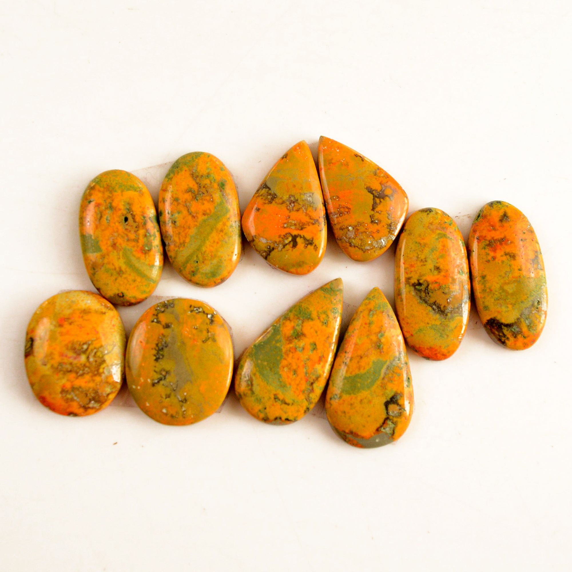 5 Pair 97 Cts Natural Bumble Bee Jasper Pairs Lot Natural Gemstone Lot For Jewelry Making Gift For Mom 24x12-20x12mm 13445