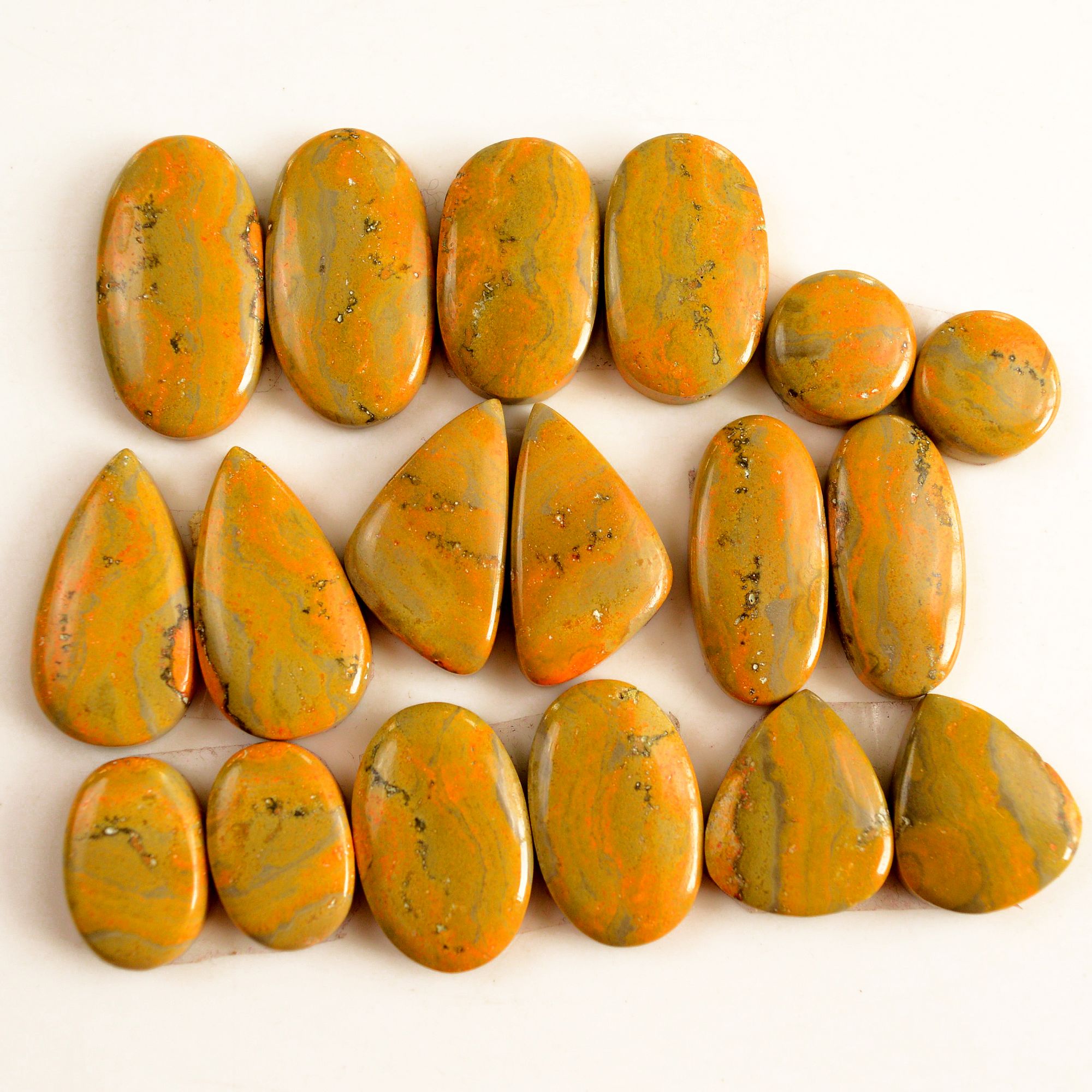 9 Pair 249 Cts Natural Bumble Bee Jasper Pairs Lot Natural Gemstone Lot For Jewelry Making Gift For Mom 27x14-13x13mm 13449
