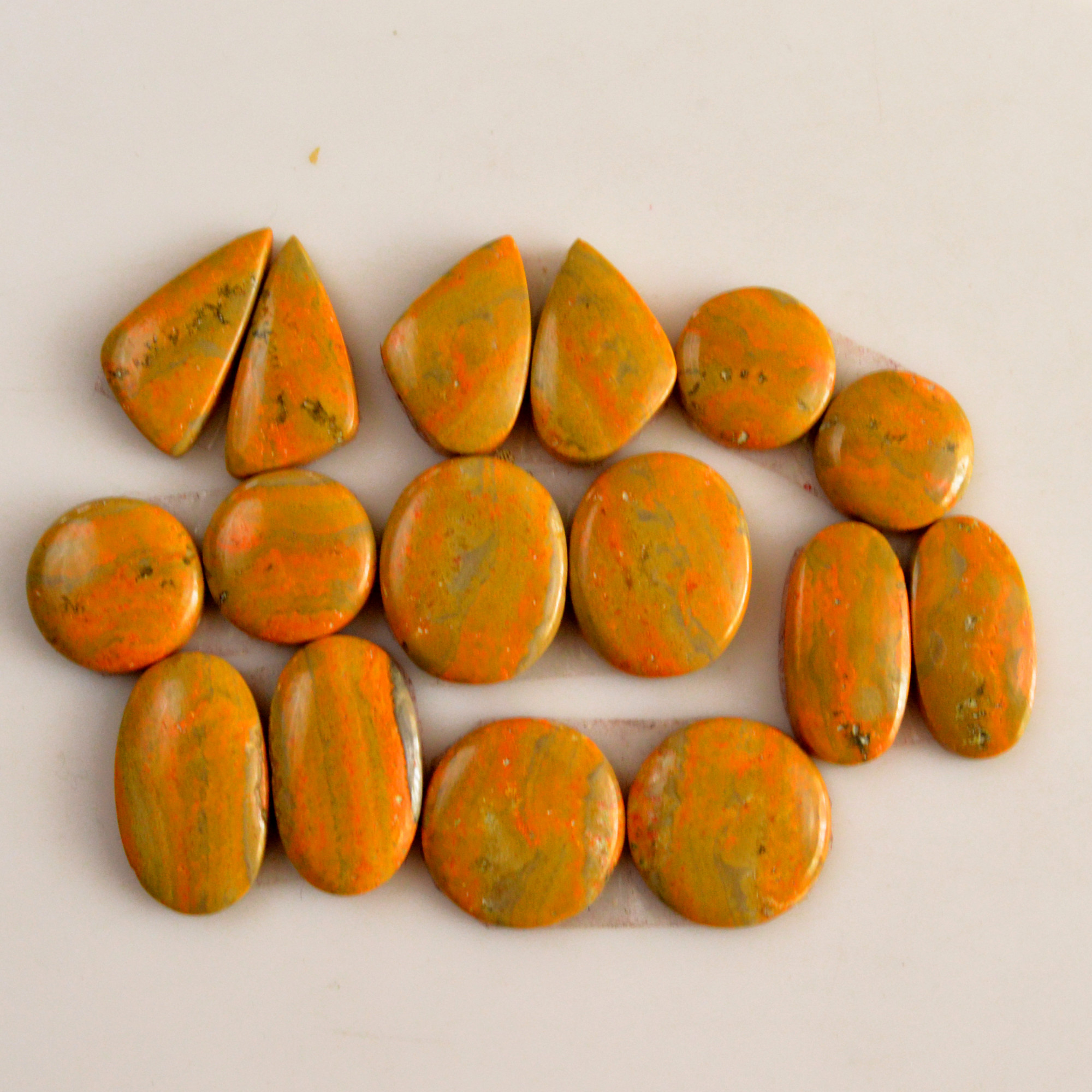 8 Pair 148 Cts Natural Bumble Bee Jasper Pairs Lot Natural Gemstone Lot For Jewelry Making Gift For Mom 25x13-13x13mm 13452